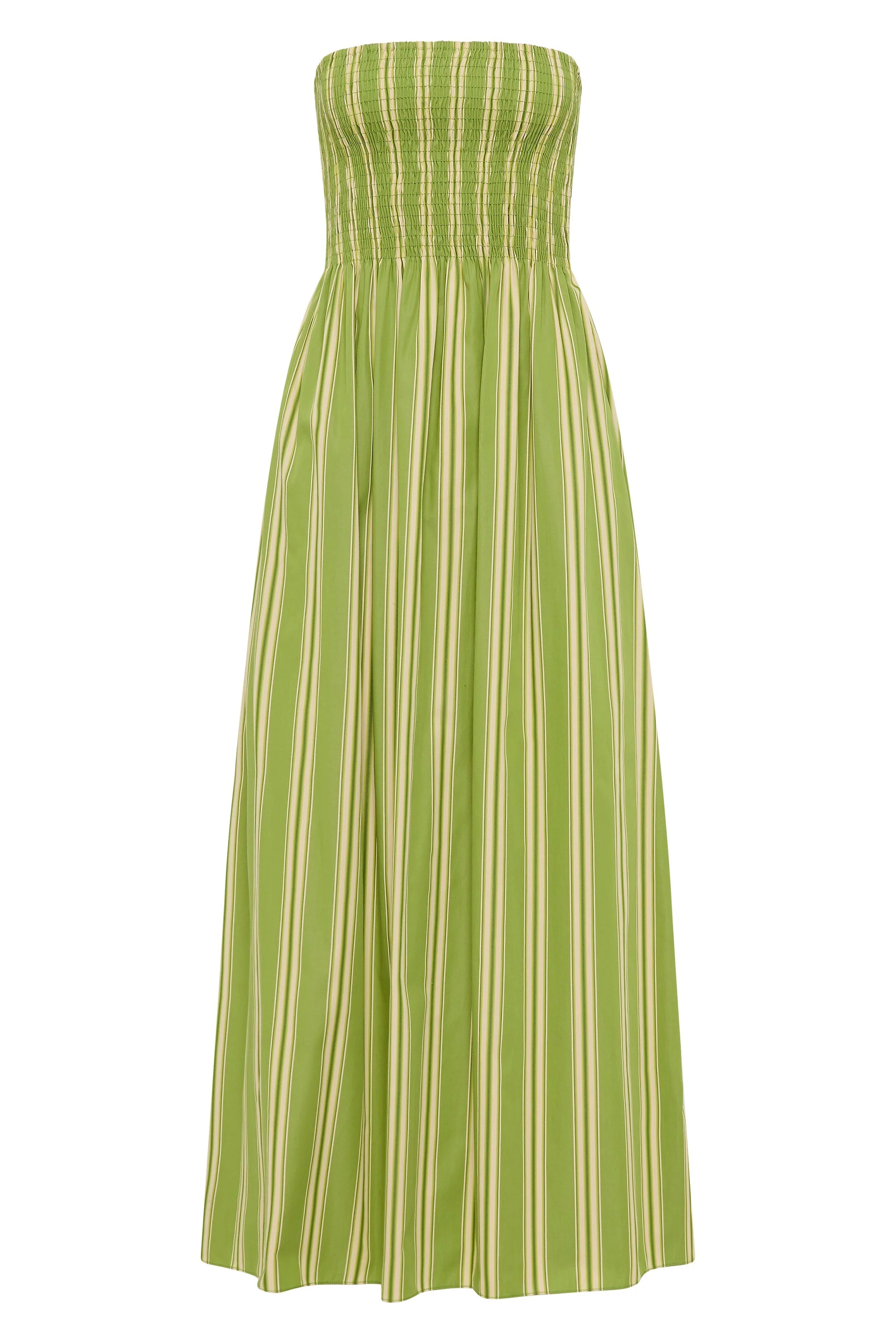 Faithfull - Jamie Midi Dress Ombre Stripe Juniper - Image 6