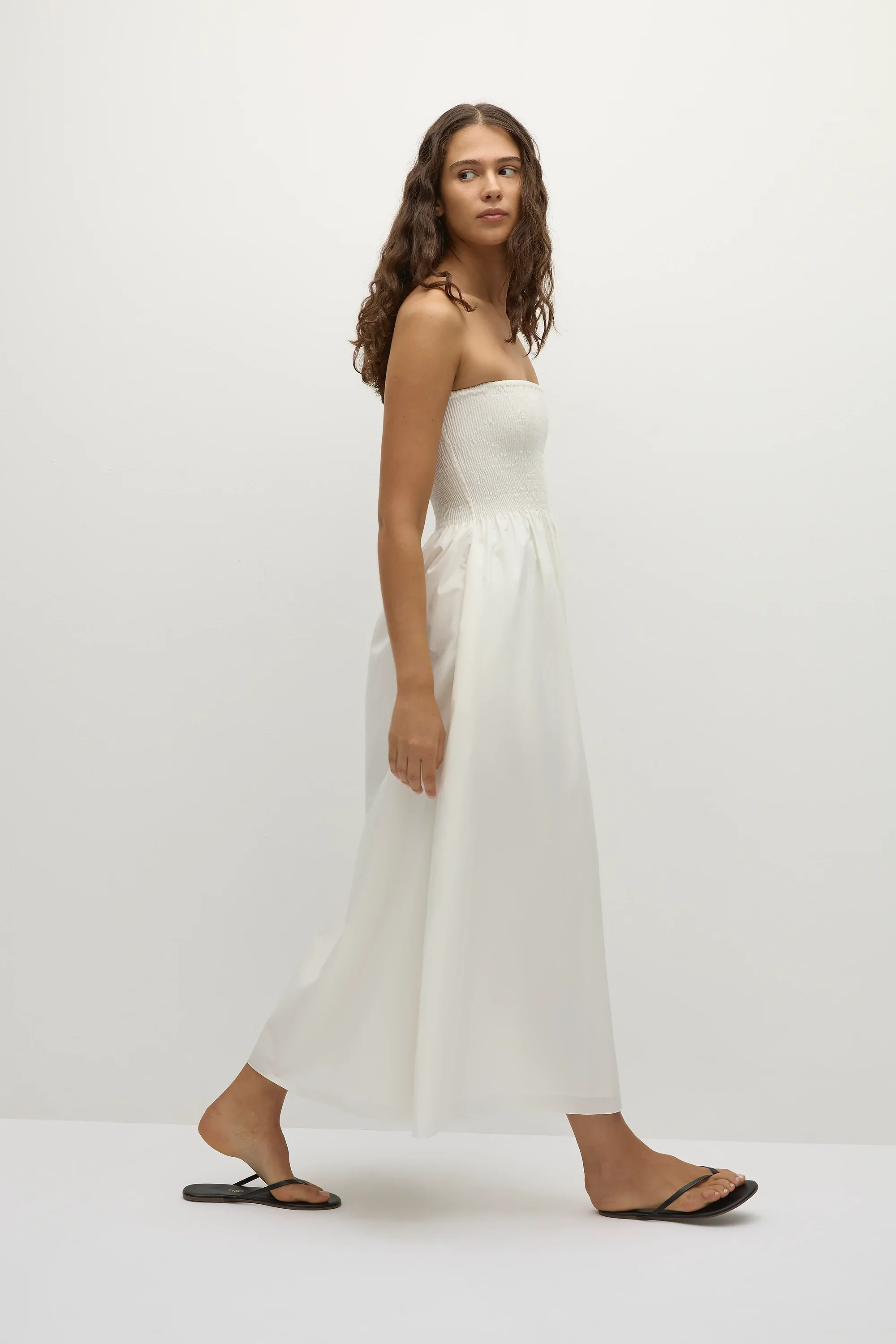 Faithfull - Jamie Midi Dress White - Image 4
