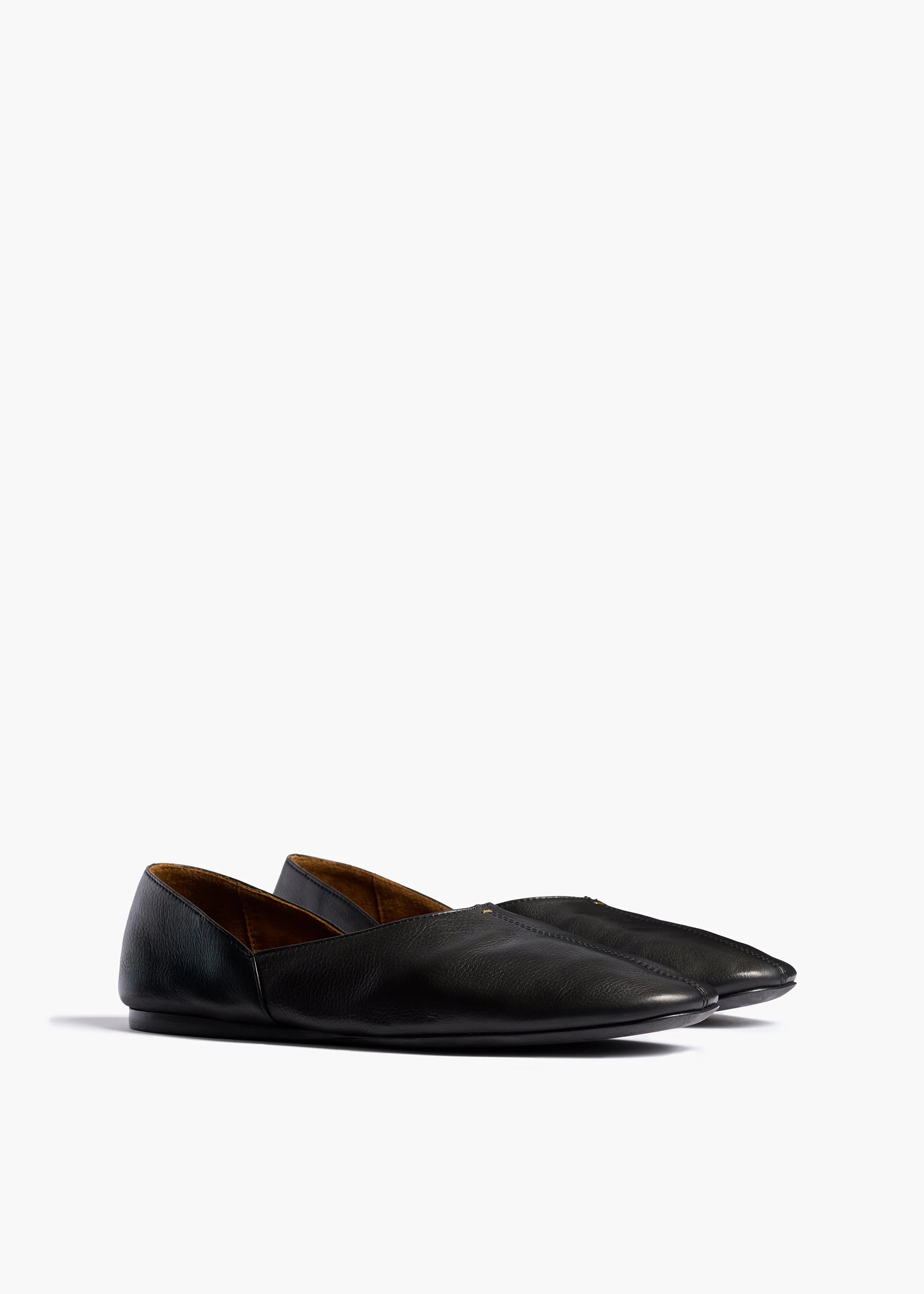 Khaite - Jane Flat in Black Leather - Image 7