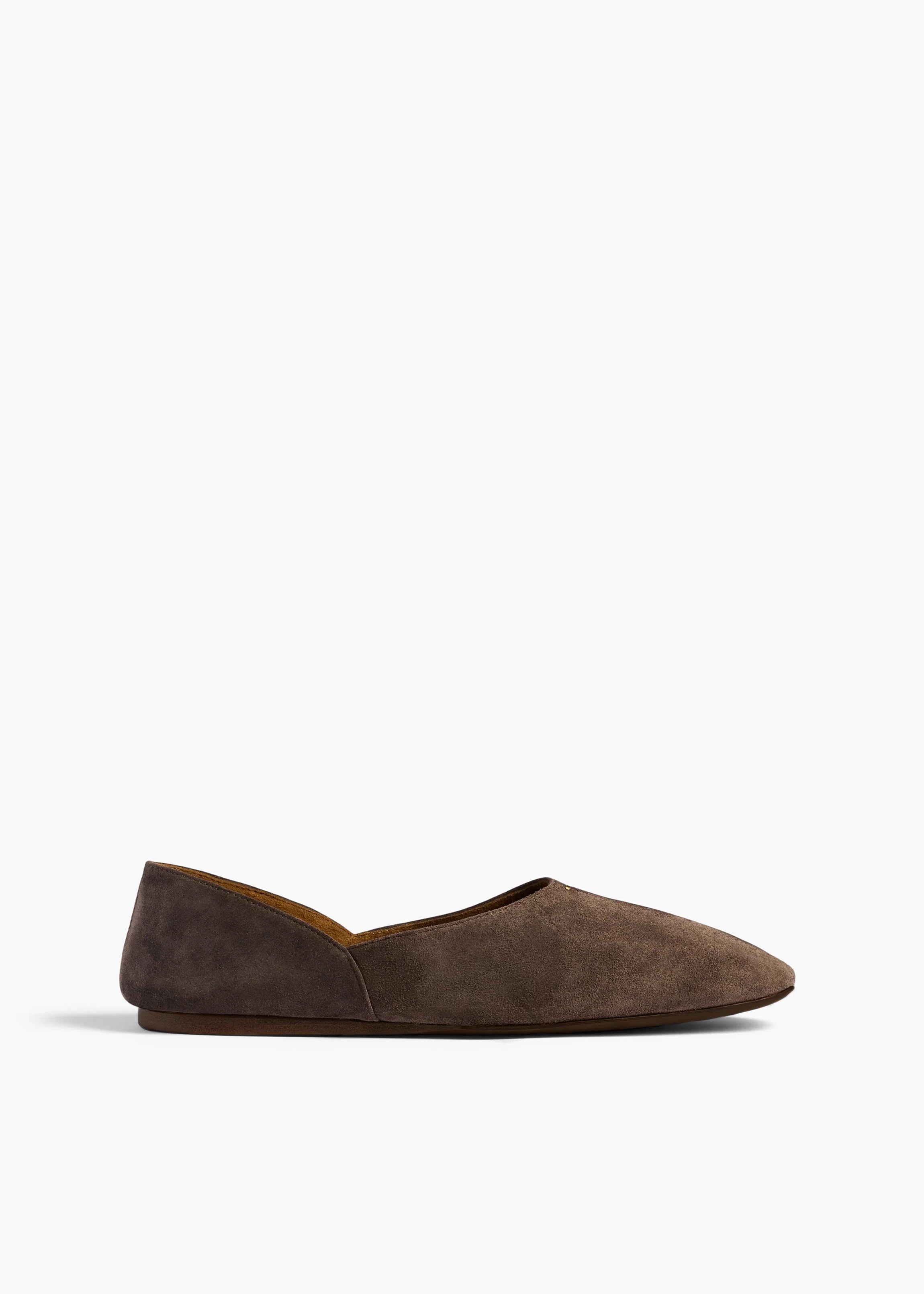 Khaite - Jane Flat in Sable Suede - Image 5