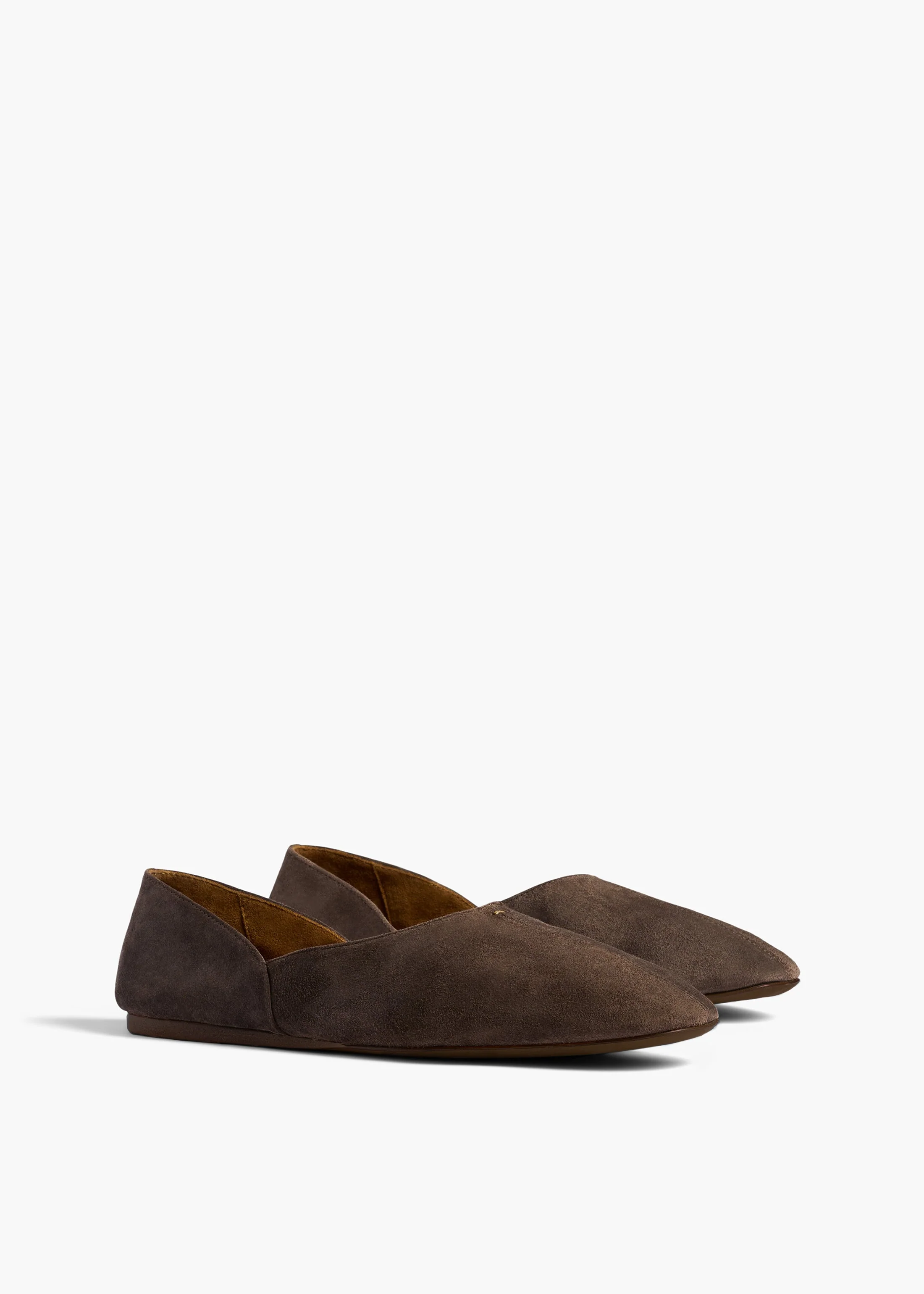 Khaite - Jane Flat in Sable Suede - Image 6