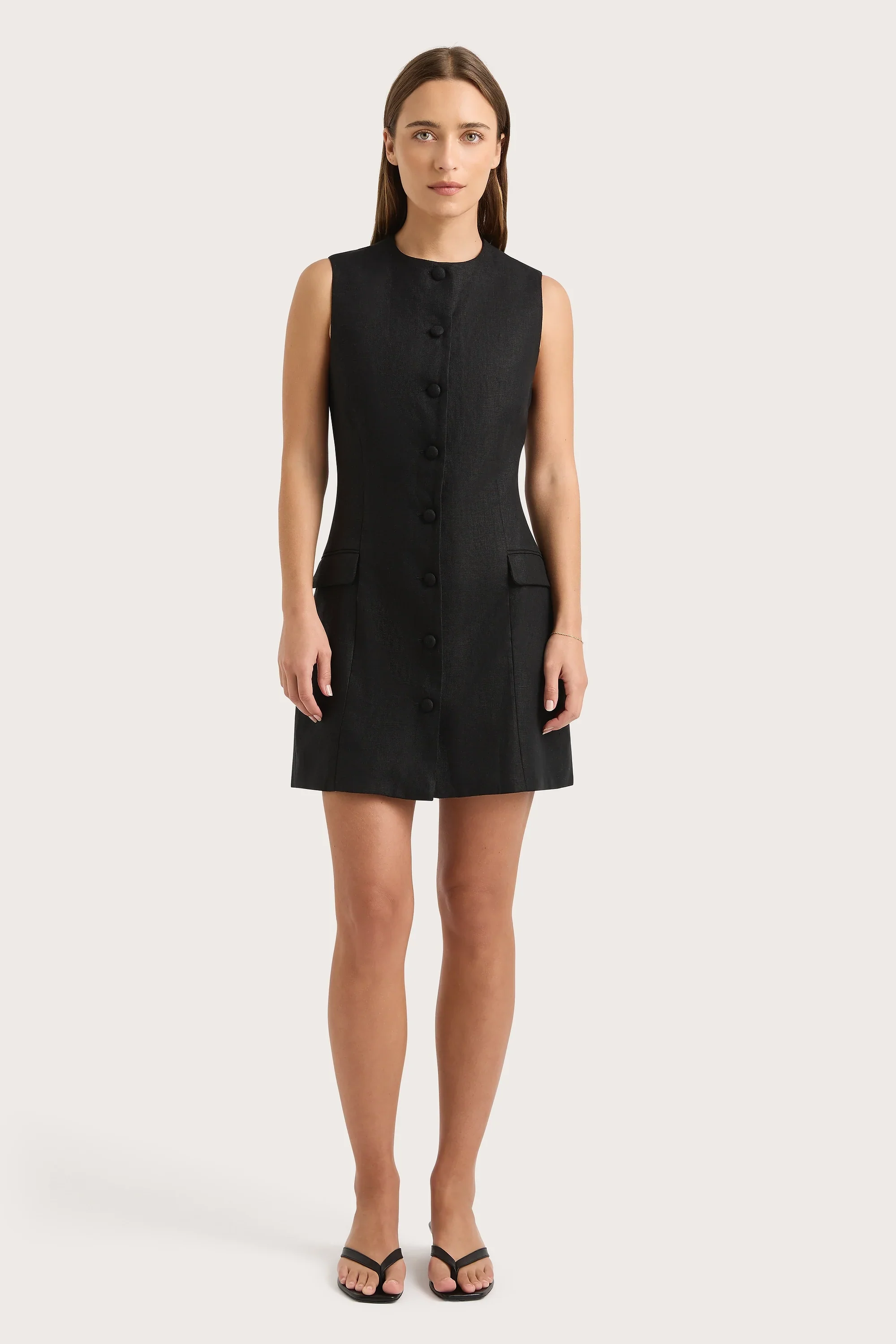 Faithfull - Jane Mini Dress Black - Final Sale