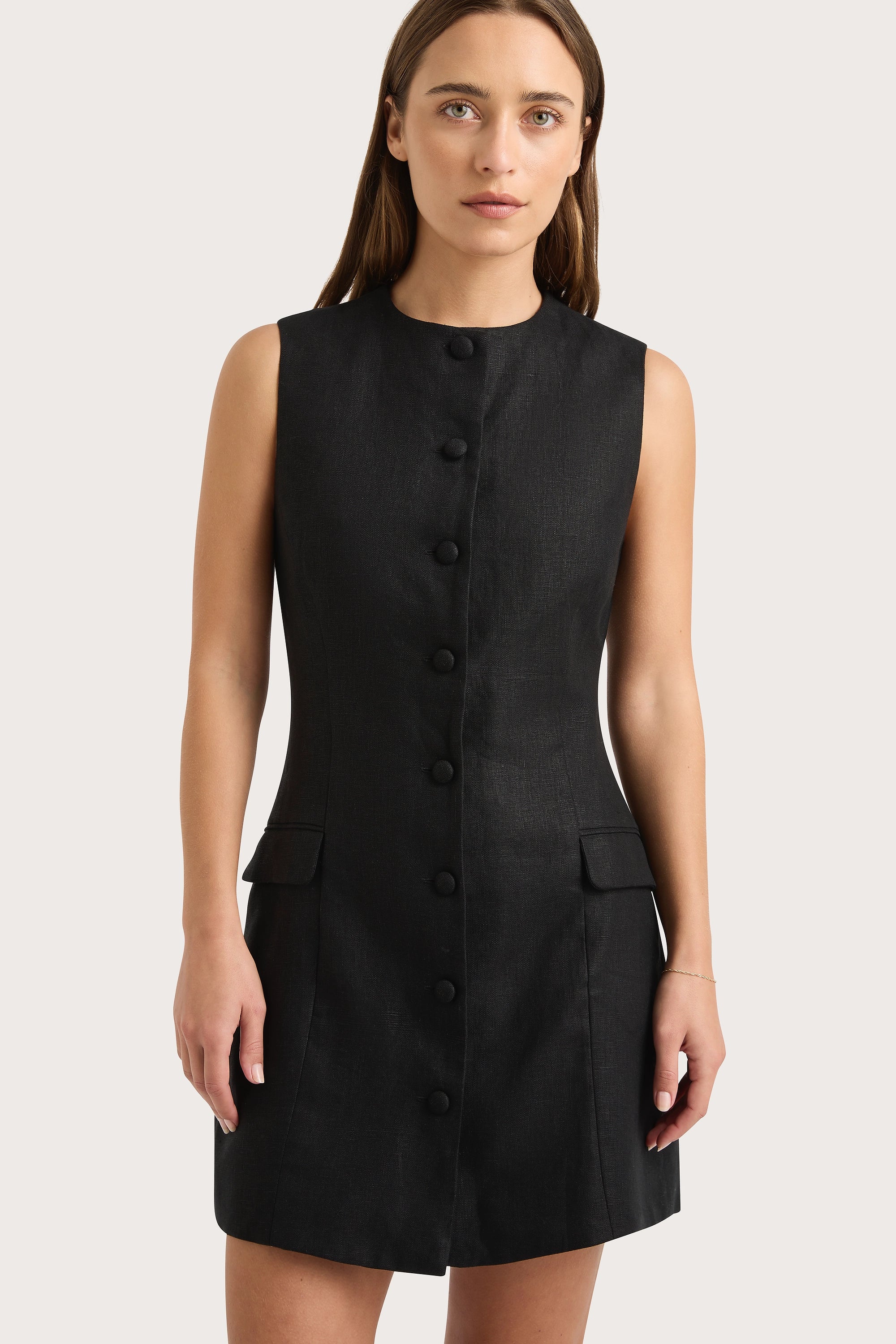 Faithfull - Jane Mini Dress Black - Final Sale - Image 3