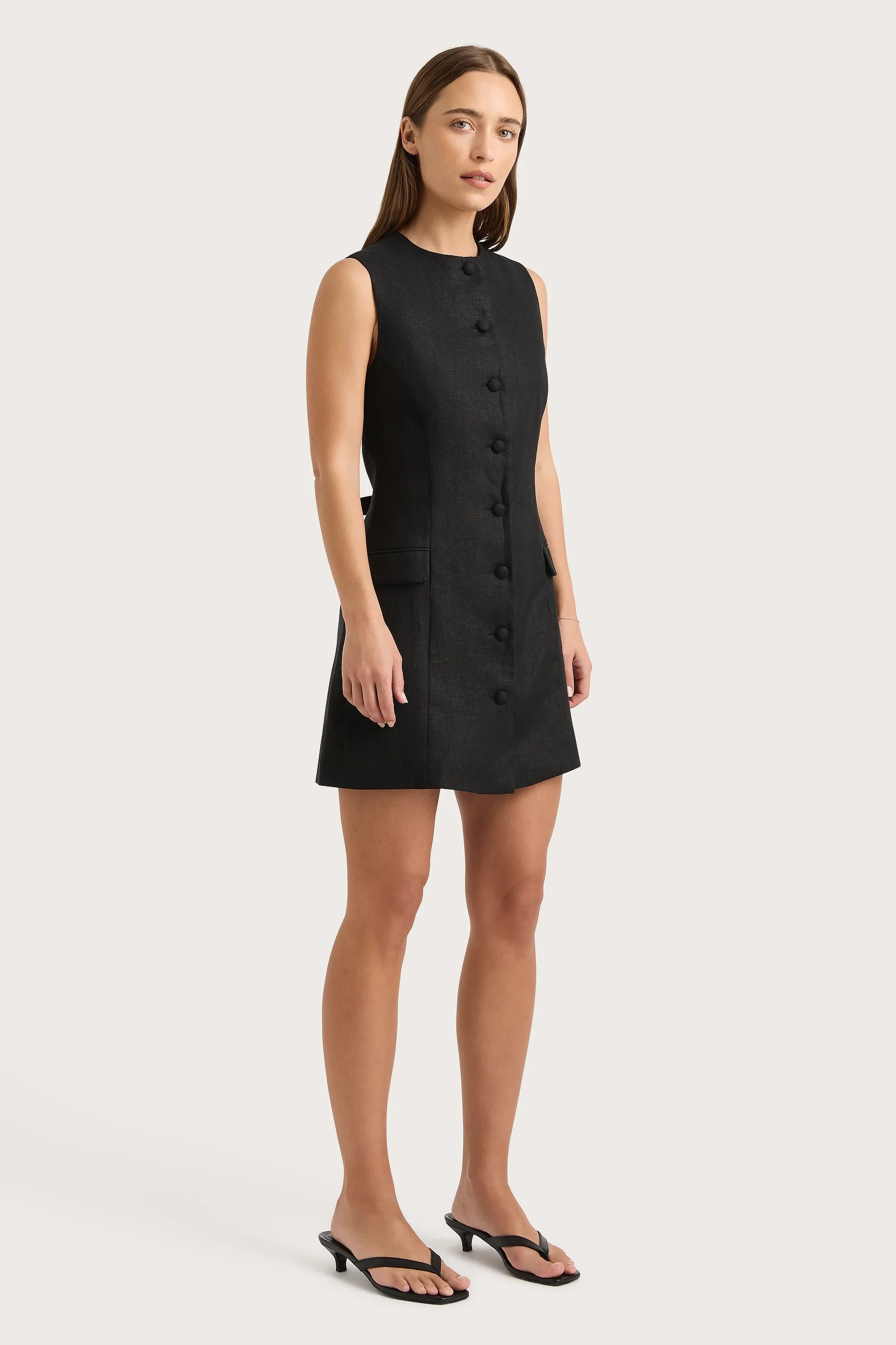 Faithfull - Jane Mini Dress Black - Final Sale - Image 4
