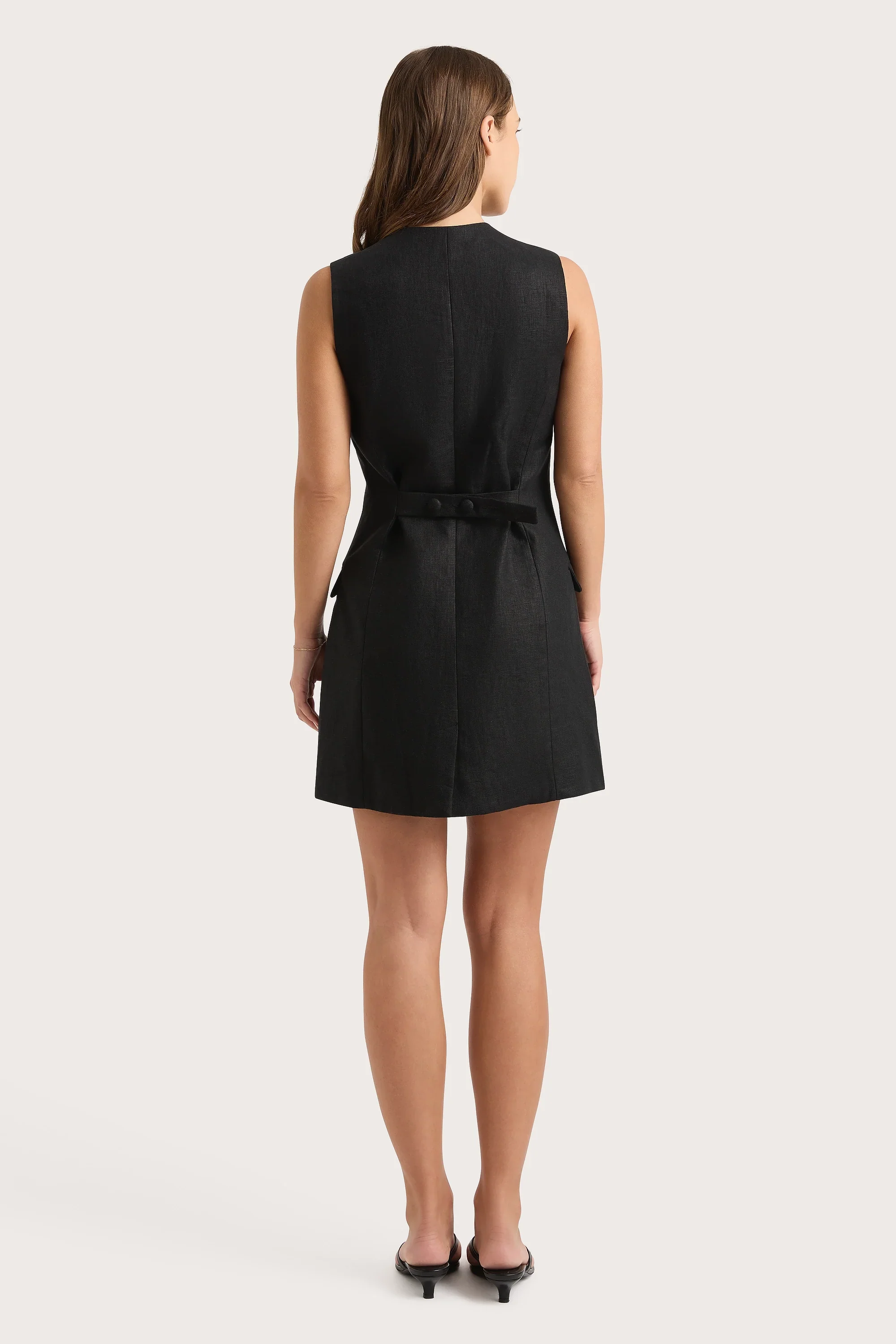Faithfull - Jane Mini Dress Black - Final Sale - Image 5