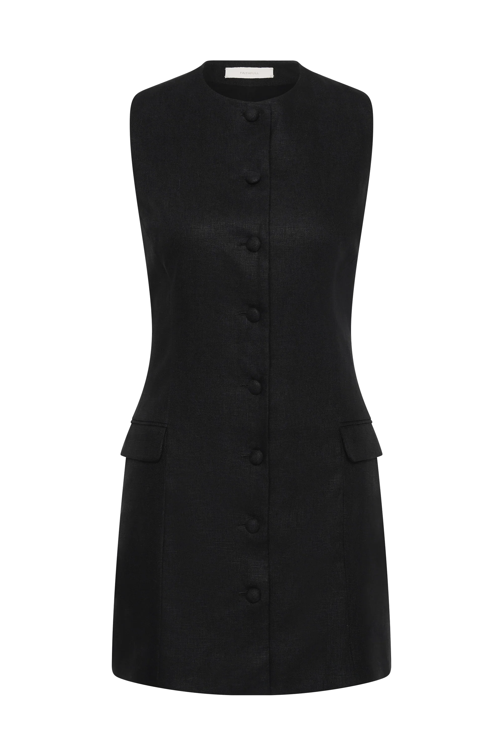 Faithfull - Jane Mini Dress Black - Final Sale - Image 7