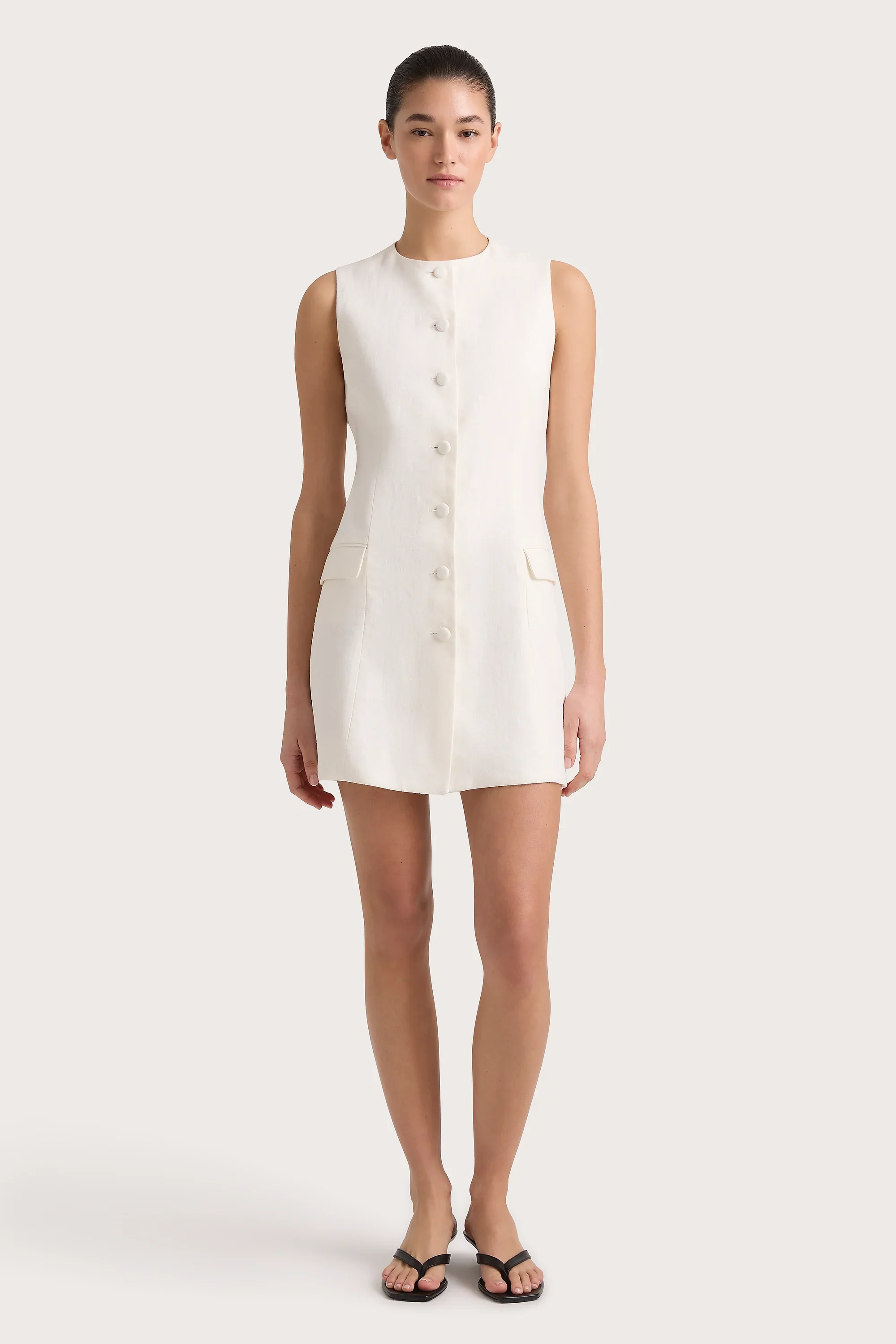 Faithfull - Jane Mini Dress White - Final Sale