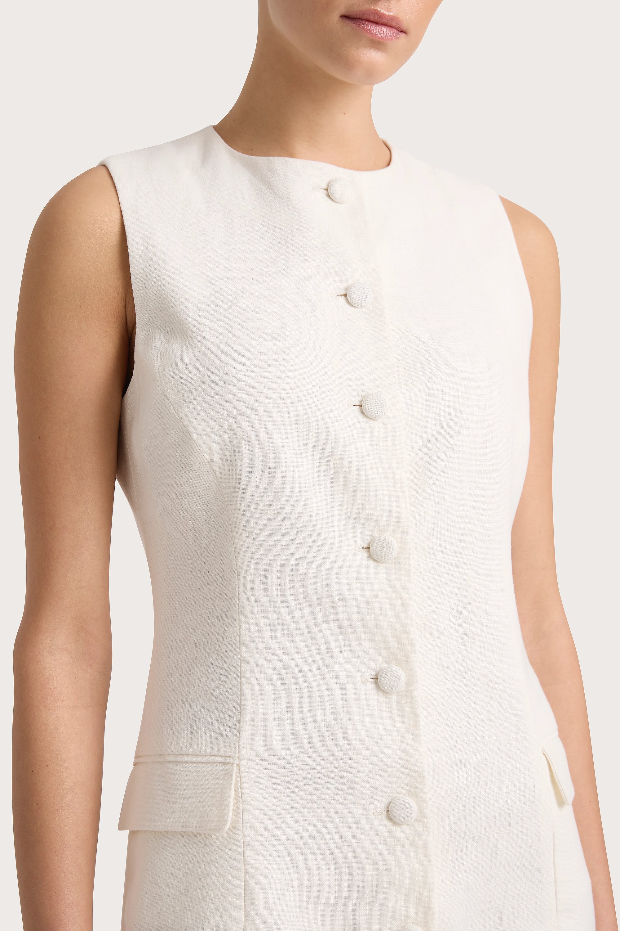 Faithfull - Jane Mini Dress White - Final Sale - Image 3