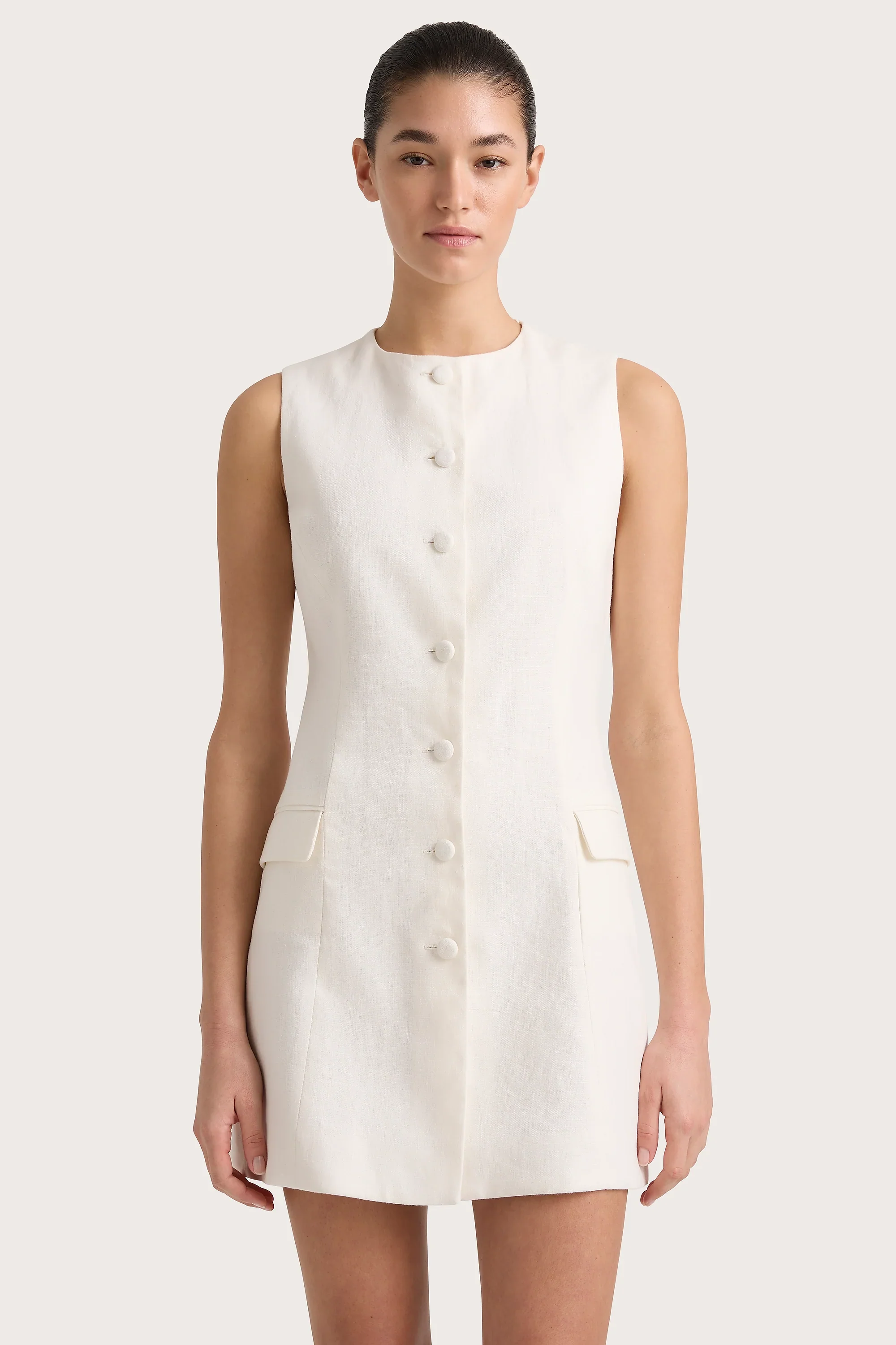 Faithfull - Jane Mini Dress White - Final Sale - Image 4