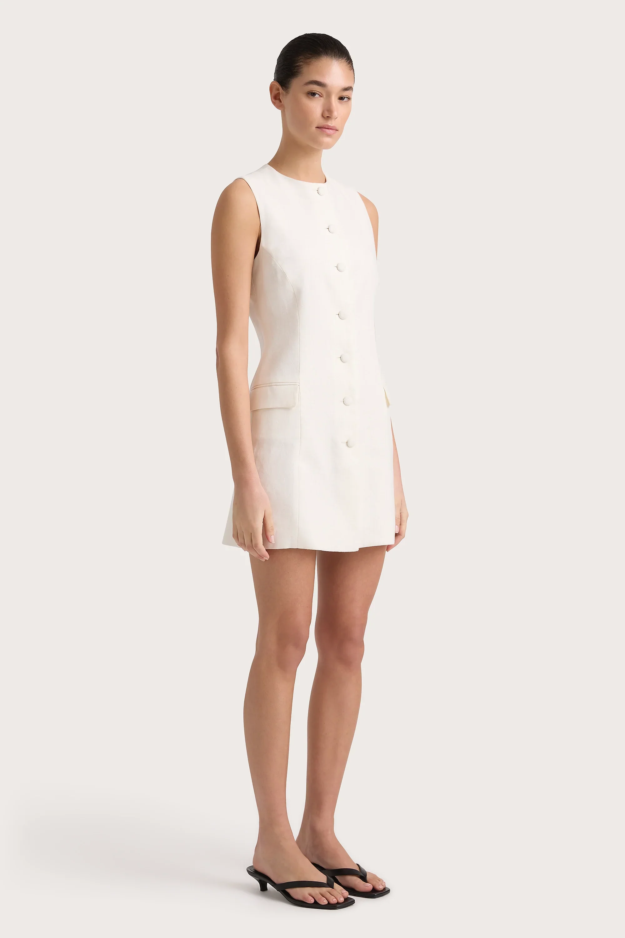 Faithfull - Jane Mini Dress White - Final Sale - Image 5