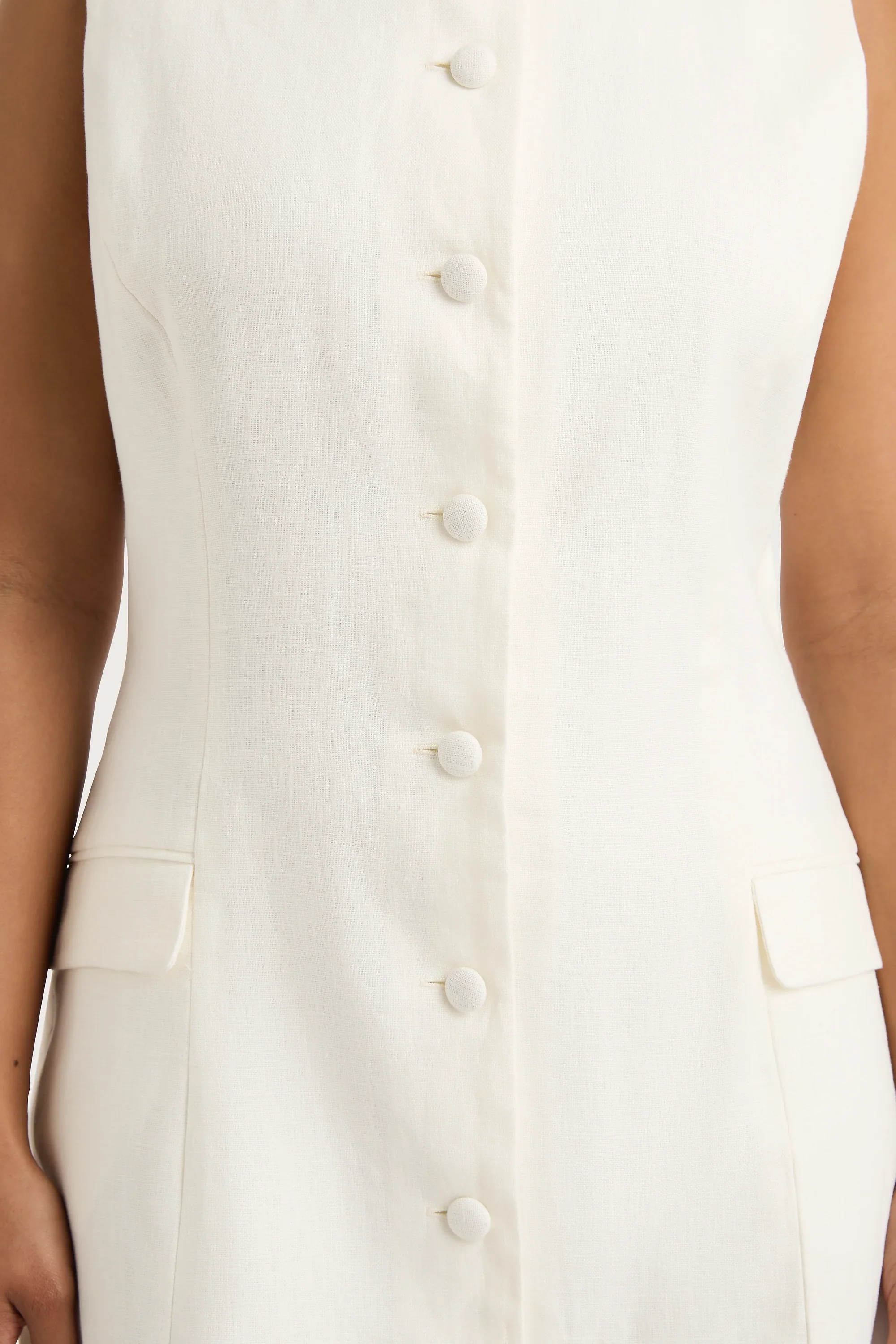 Faithfull - Jane Mini Dress White - Final Sale - Image 8