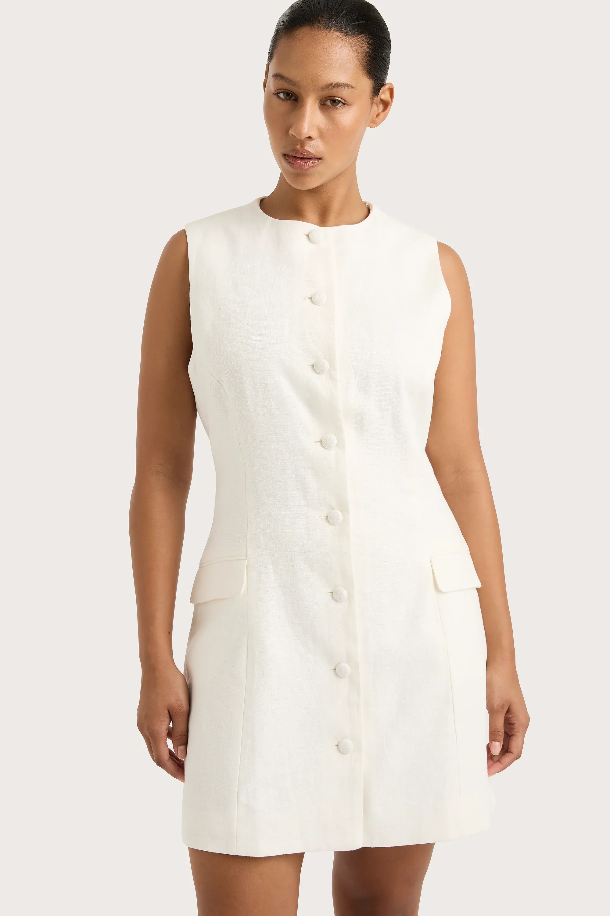 Faithfull - Jane Mini Dress White - Final Sale - Image 9