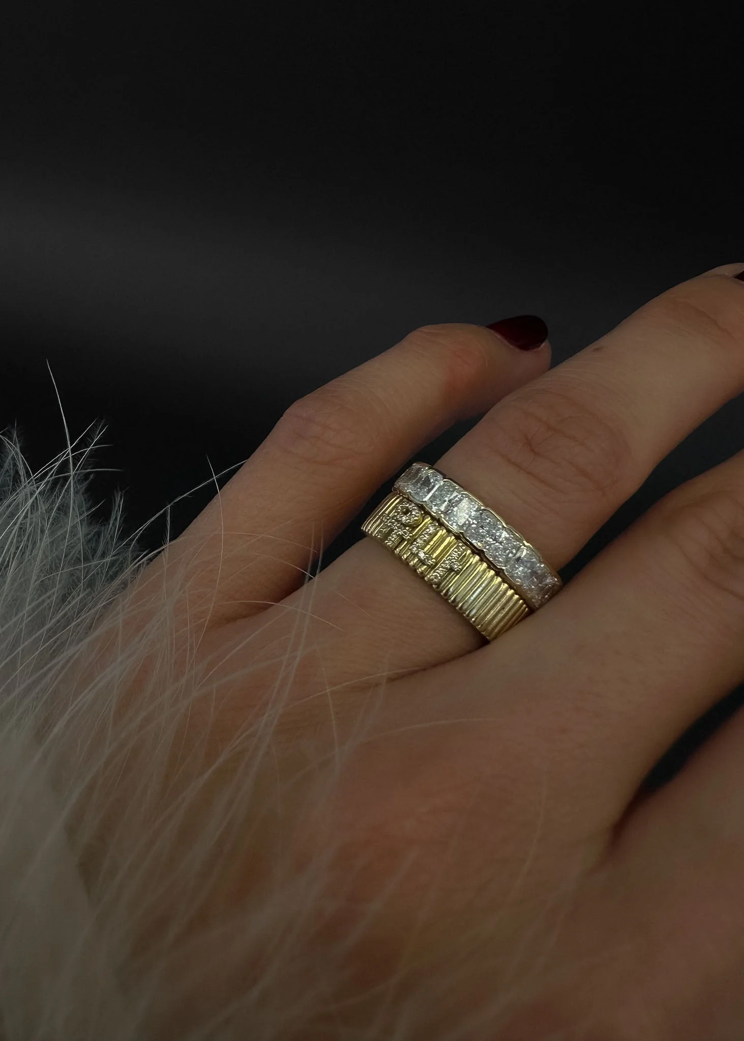 Kinn - Jane Radiant Eternity Ring Diamond Yellow Gold - Image 2