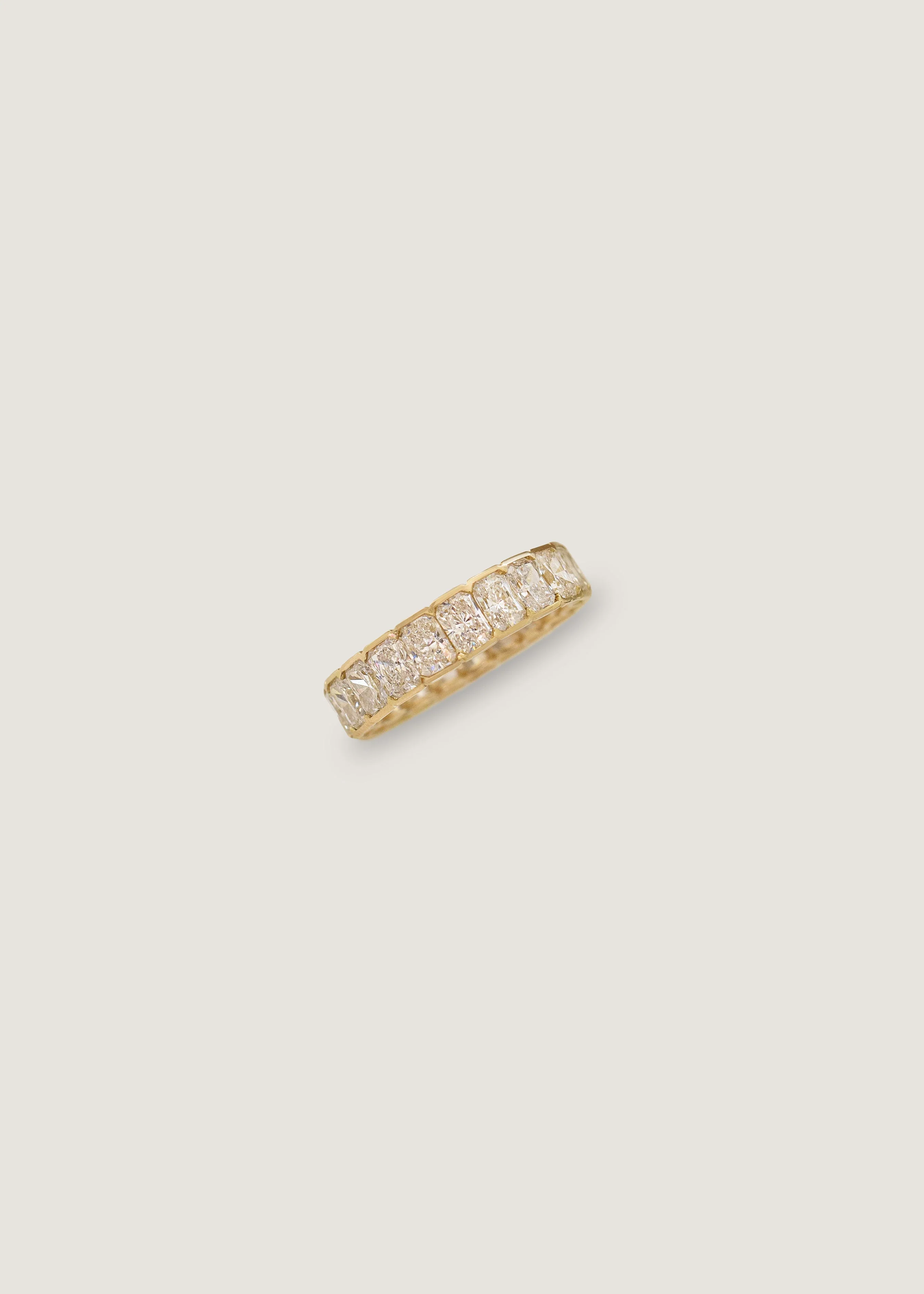 Kinn - Jane Radiant Eternity Ring Diamond Yellow Gold - Image 3