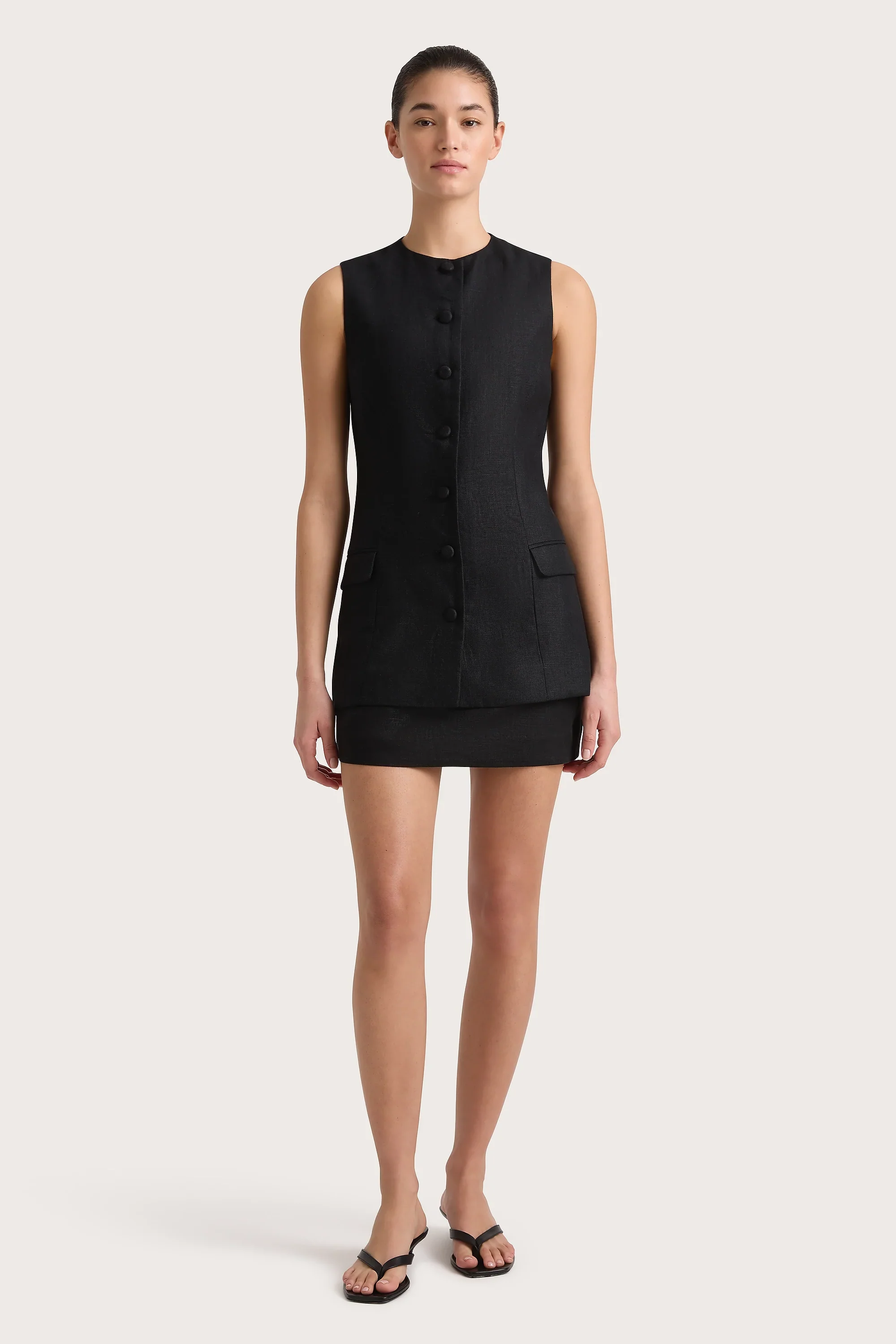 Faithfull - Jane Vest Black - Final Sale