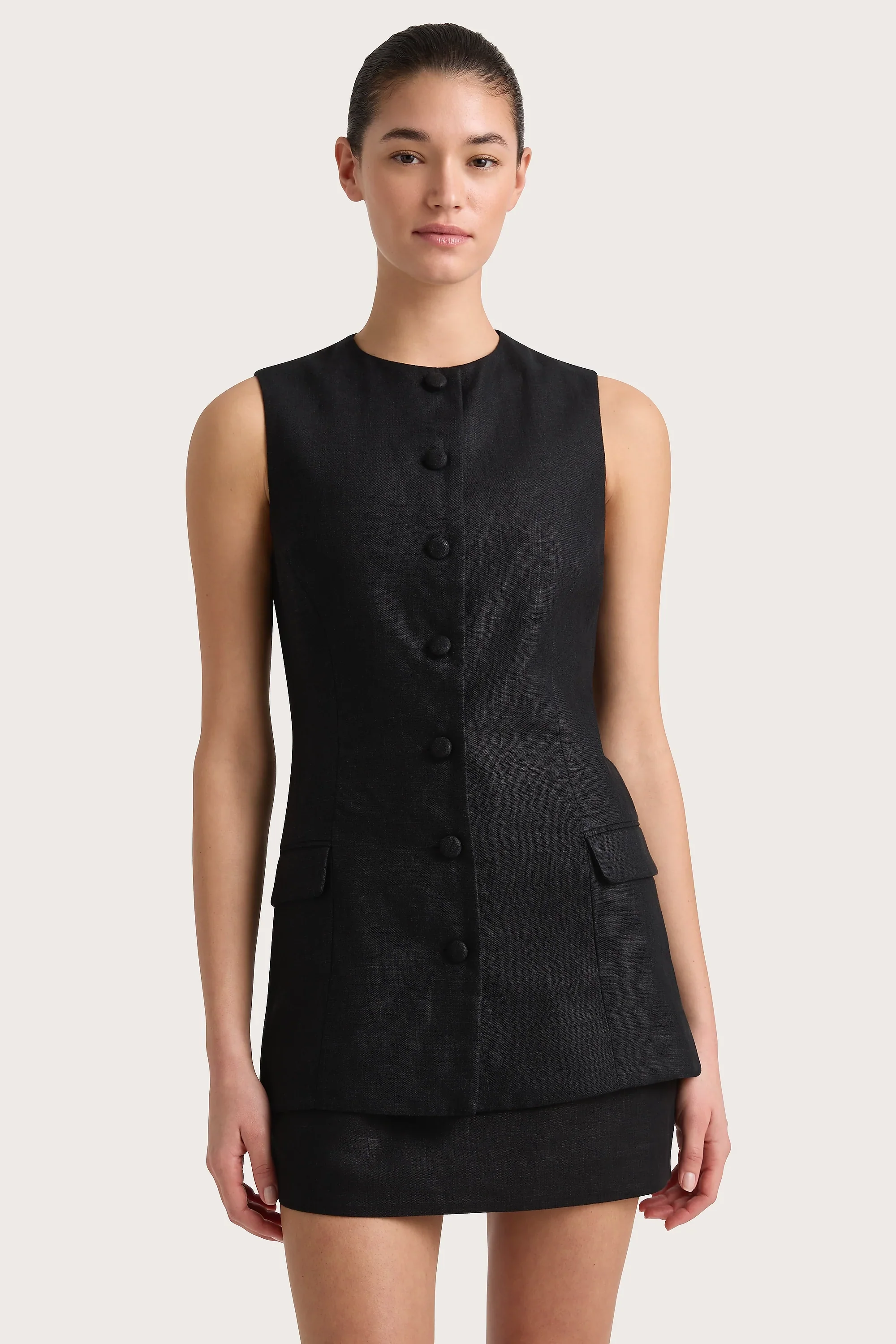 Faithfull - Jane Vest Black - Final Sale - Image 5
