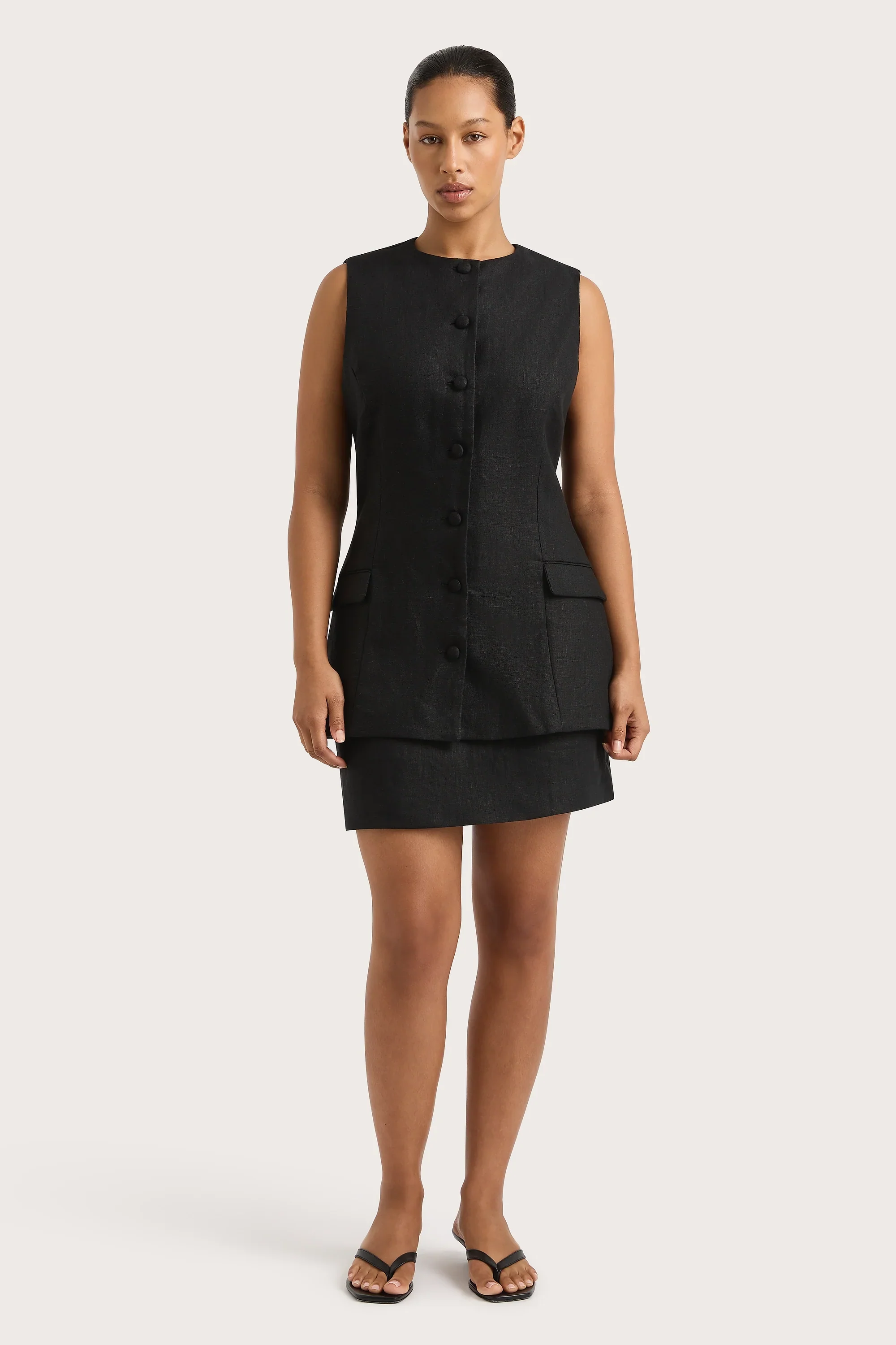 Faithfull - Jane Vest Black - Final Sale - Image 7