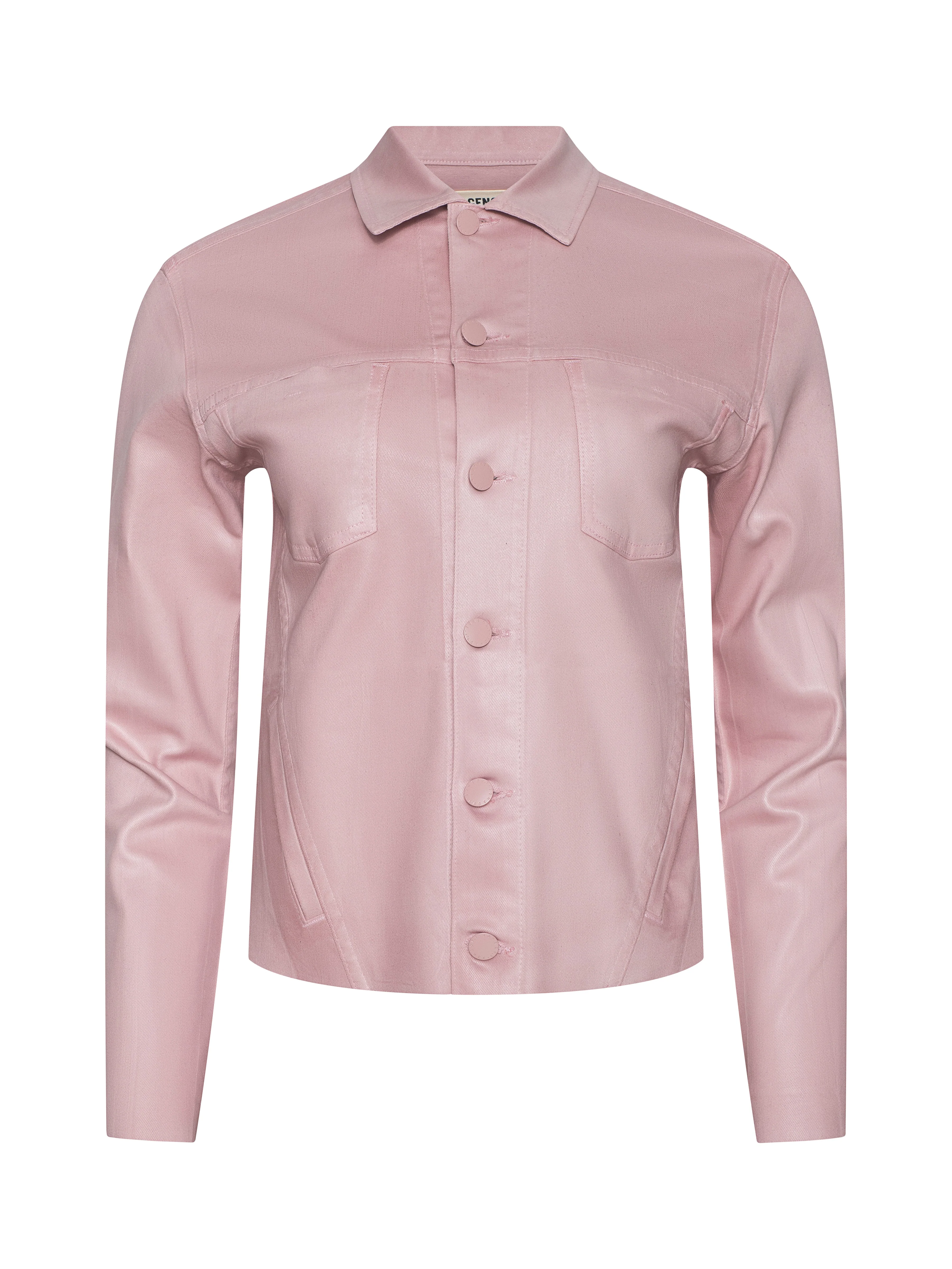 L'AGENCE - Janelle Coated Jean Jacket - Image 9
