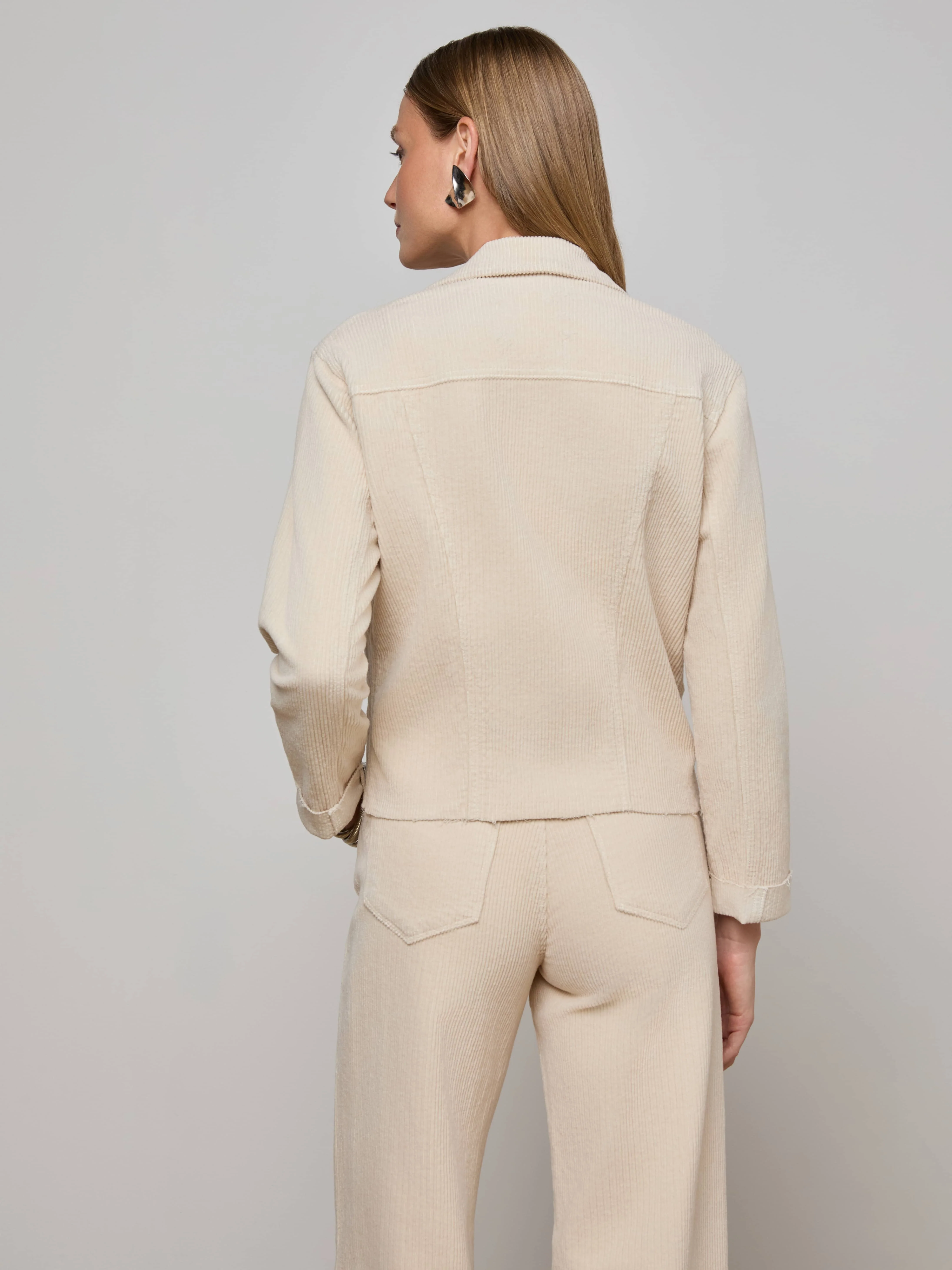 L'AGENCE - Janelle Corduroy Jacket - Image 10