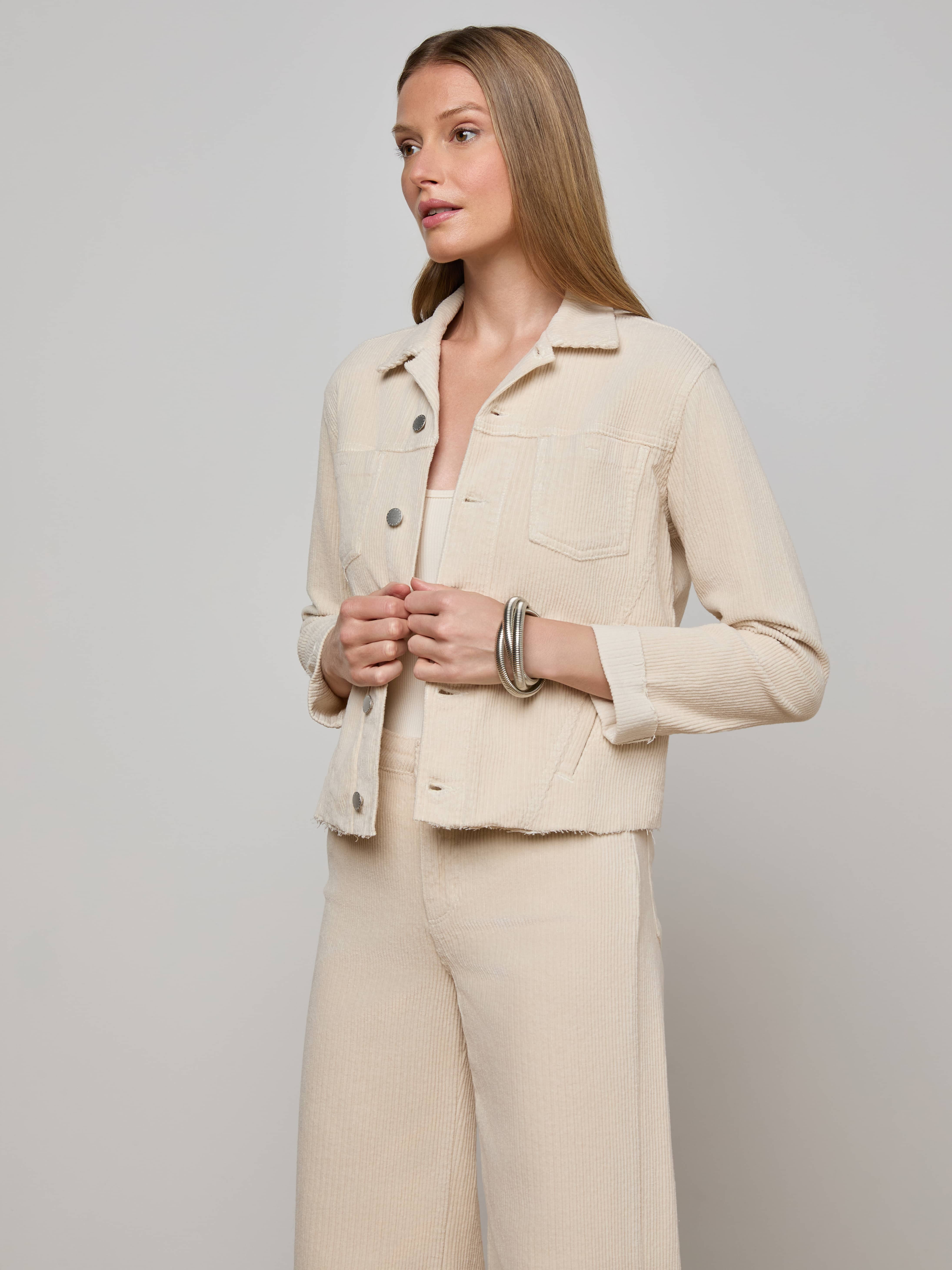 L'AGENCE - Janelle Corduroy Jacket - Image 8