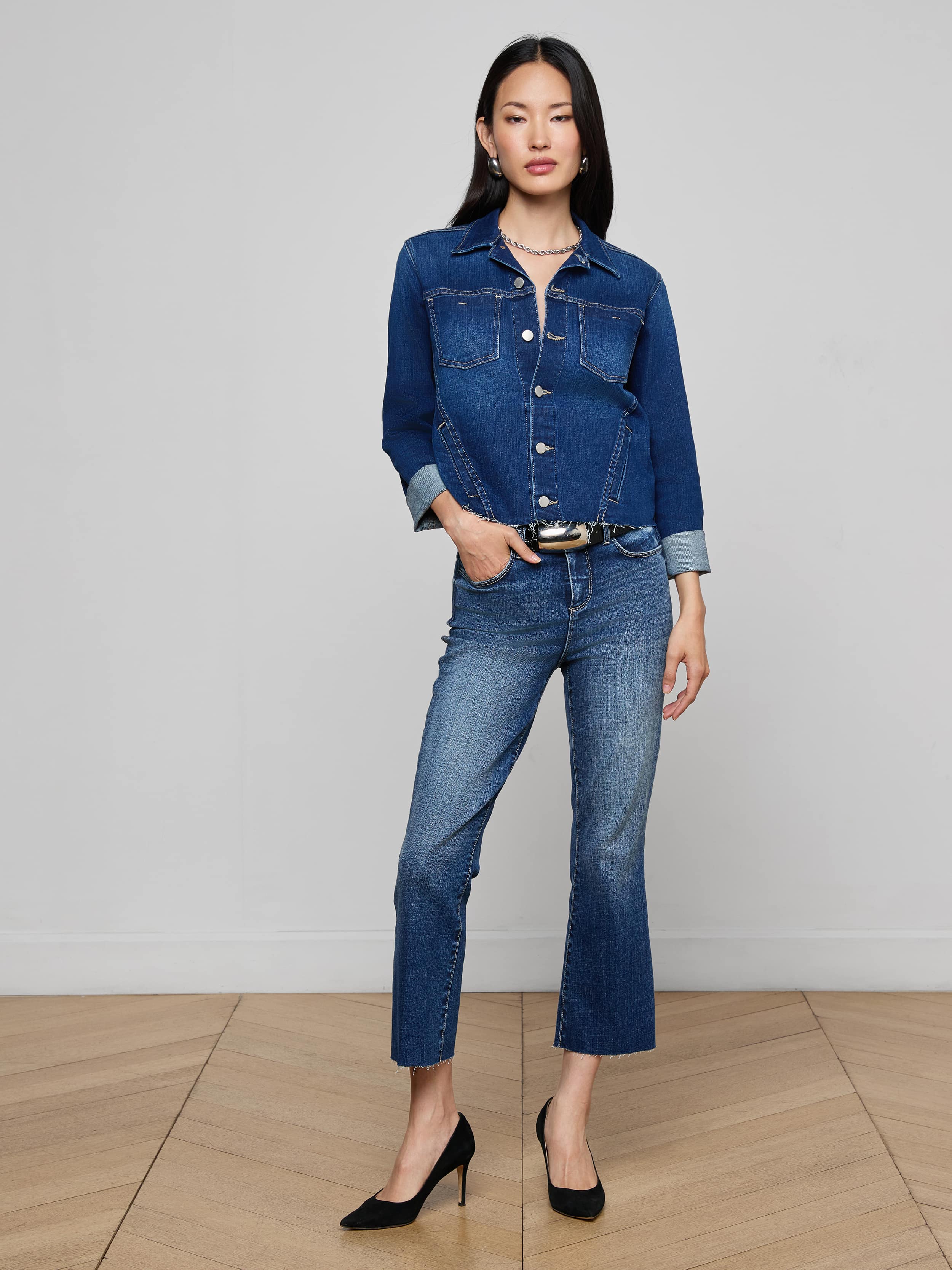 L'AGENCE - Janelle Jean Jacket - Image 9
