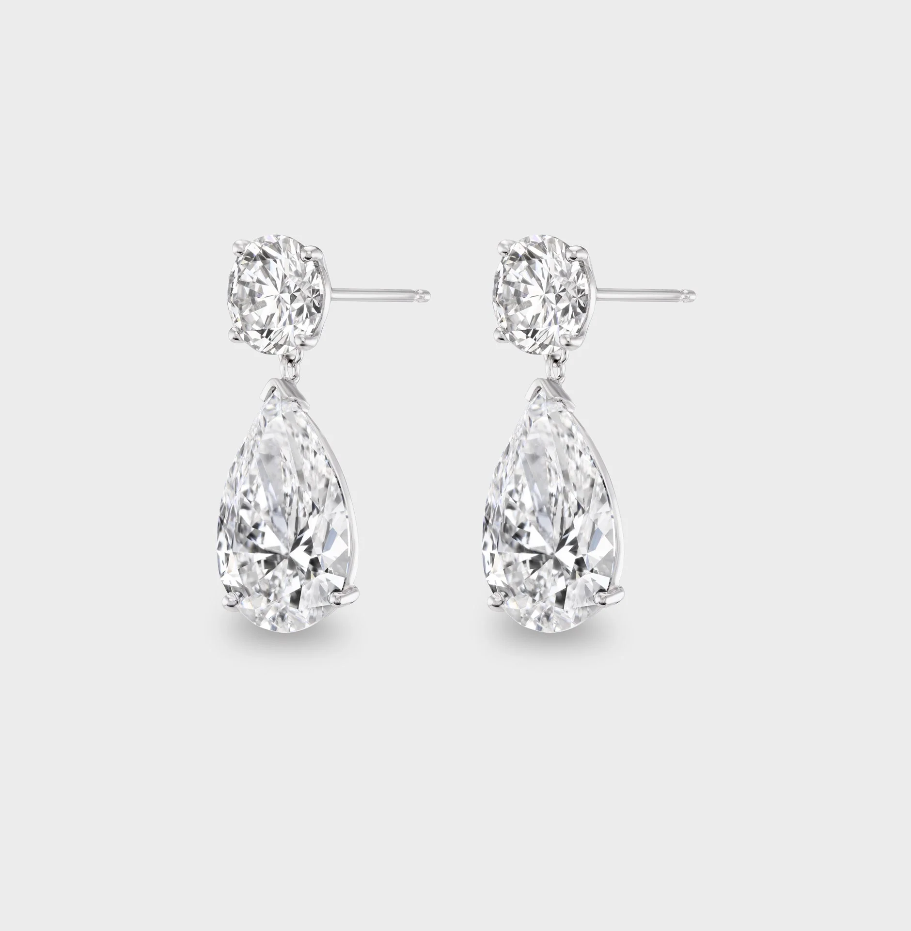 Aflalo - Janes Tears Earrings in White Gold - Image 3
