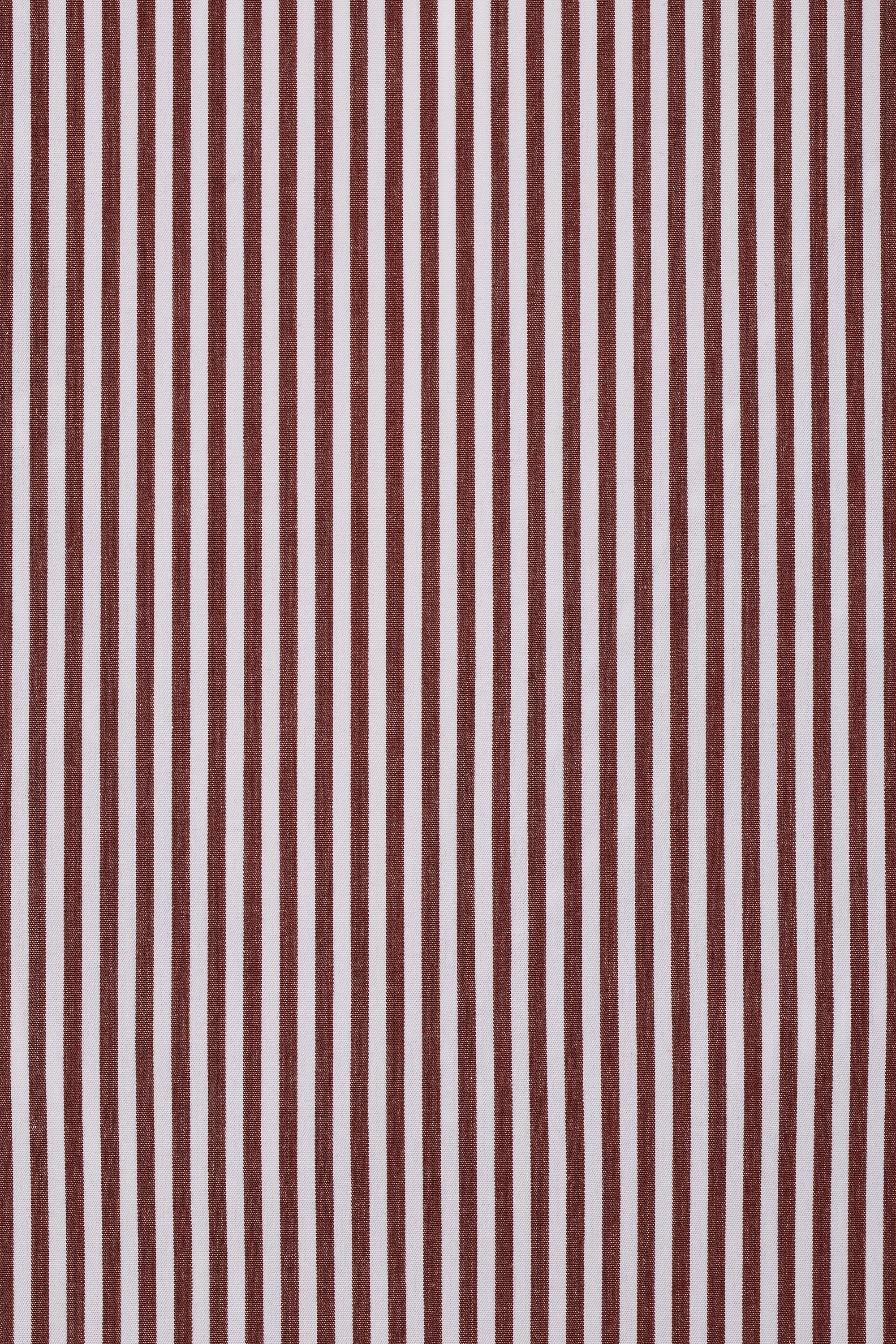 Faithfull - Janne Midi Dress Maia Stripe Burgundy - Final Sale - Image 5