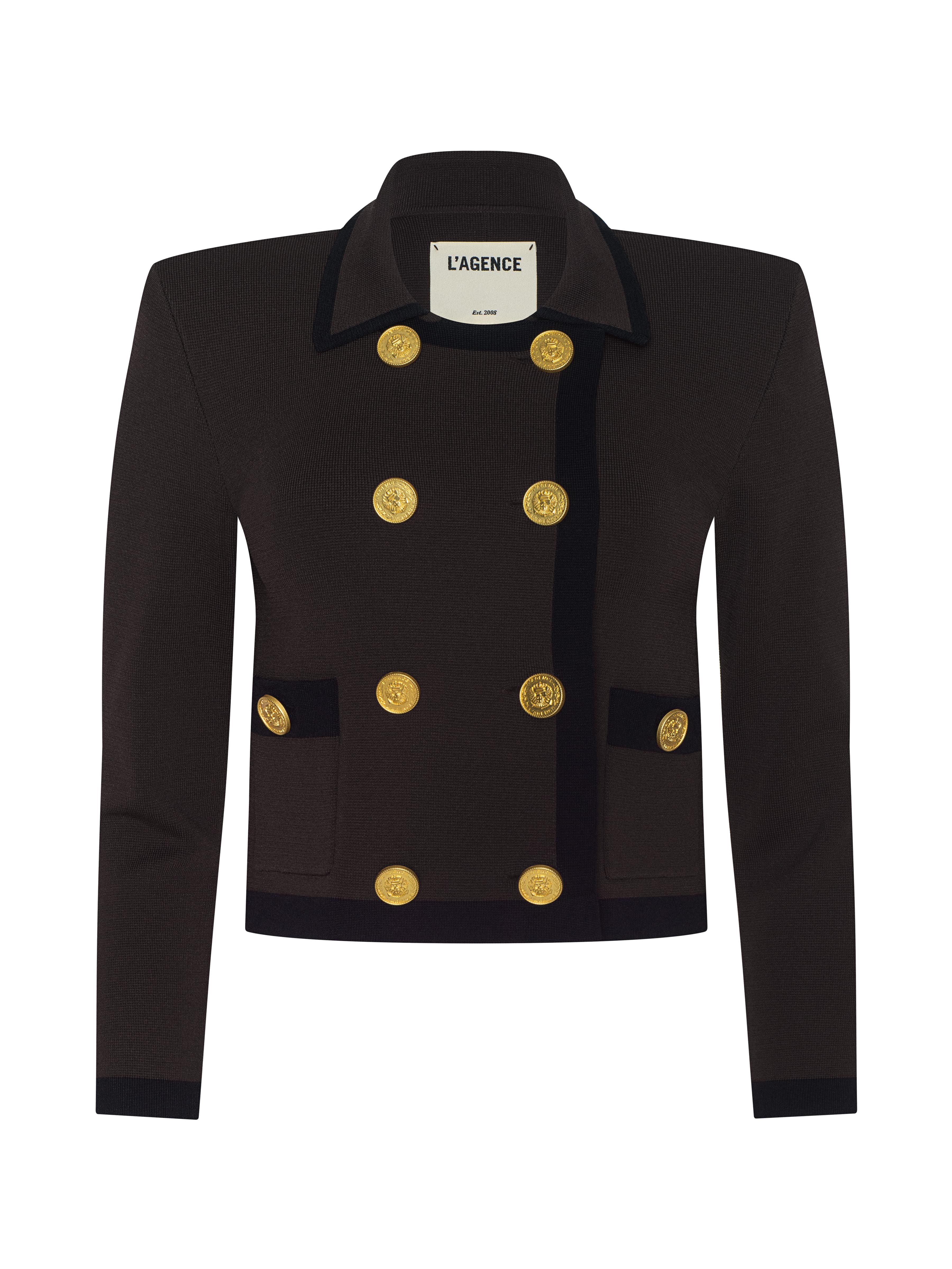 L'AGENCE - Janu Cropped Knit Jacket - Image 14