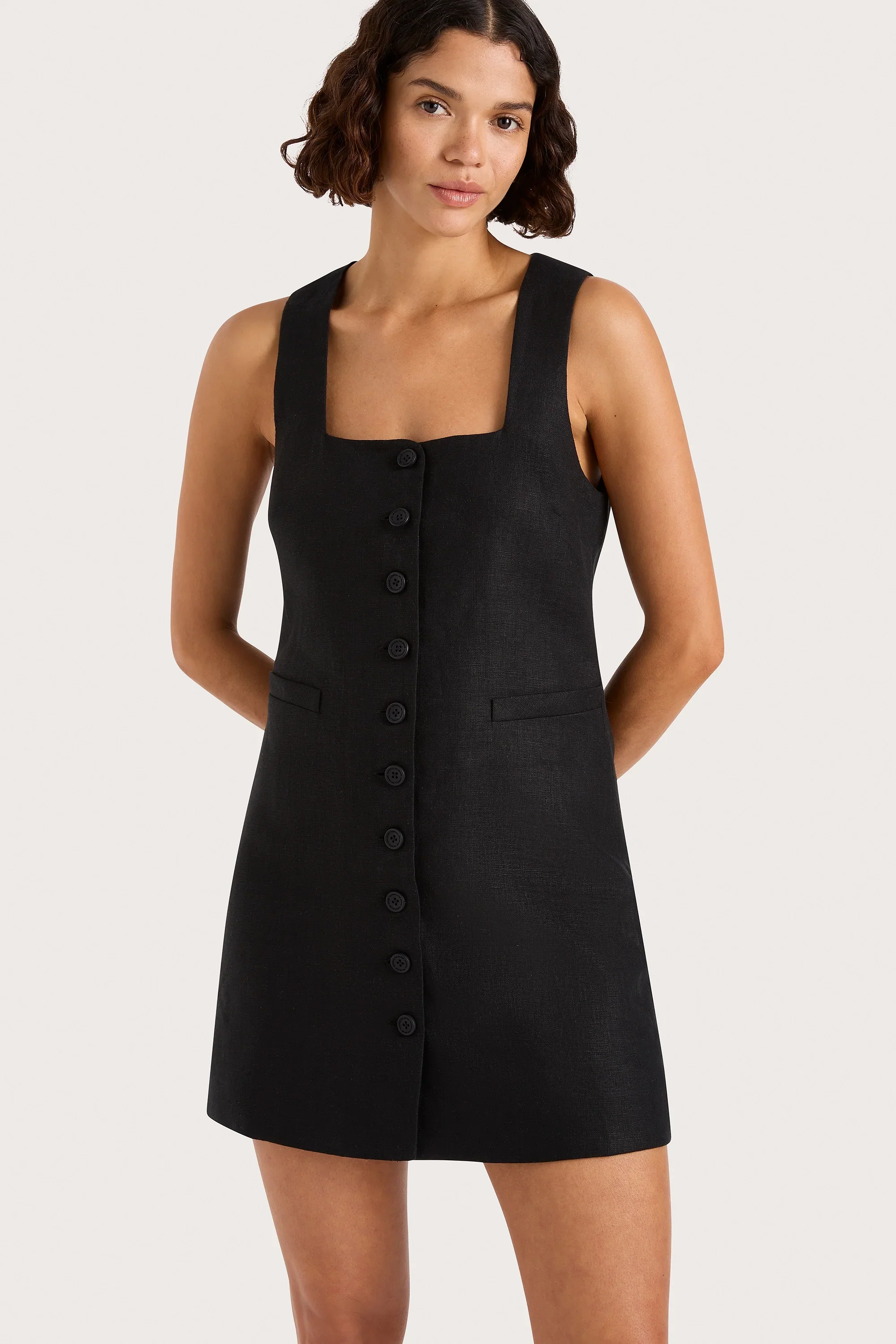 Faithfull - Jaques Mini Dress Black - Image 3