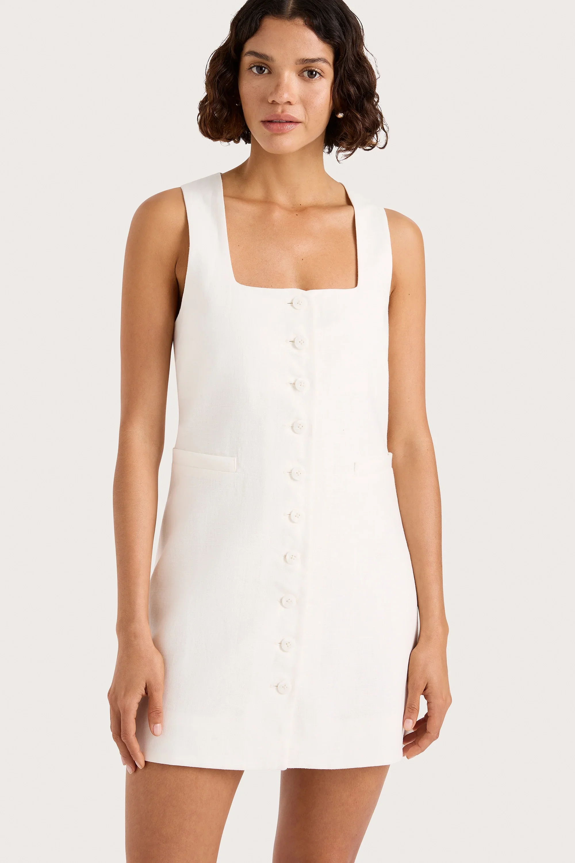 Faithfull - Jaques Mini Dress White - Image 2
