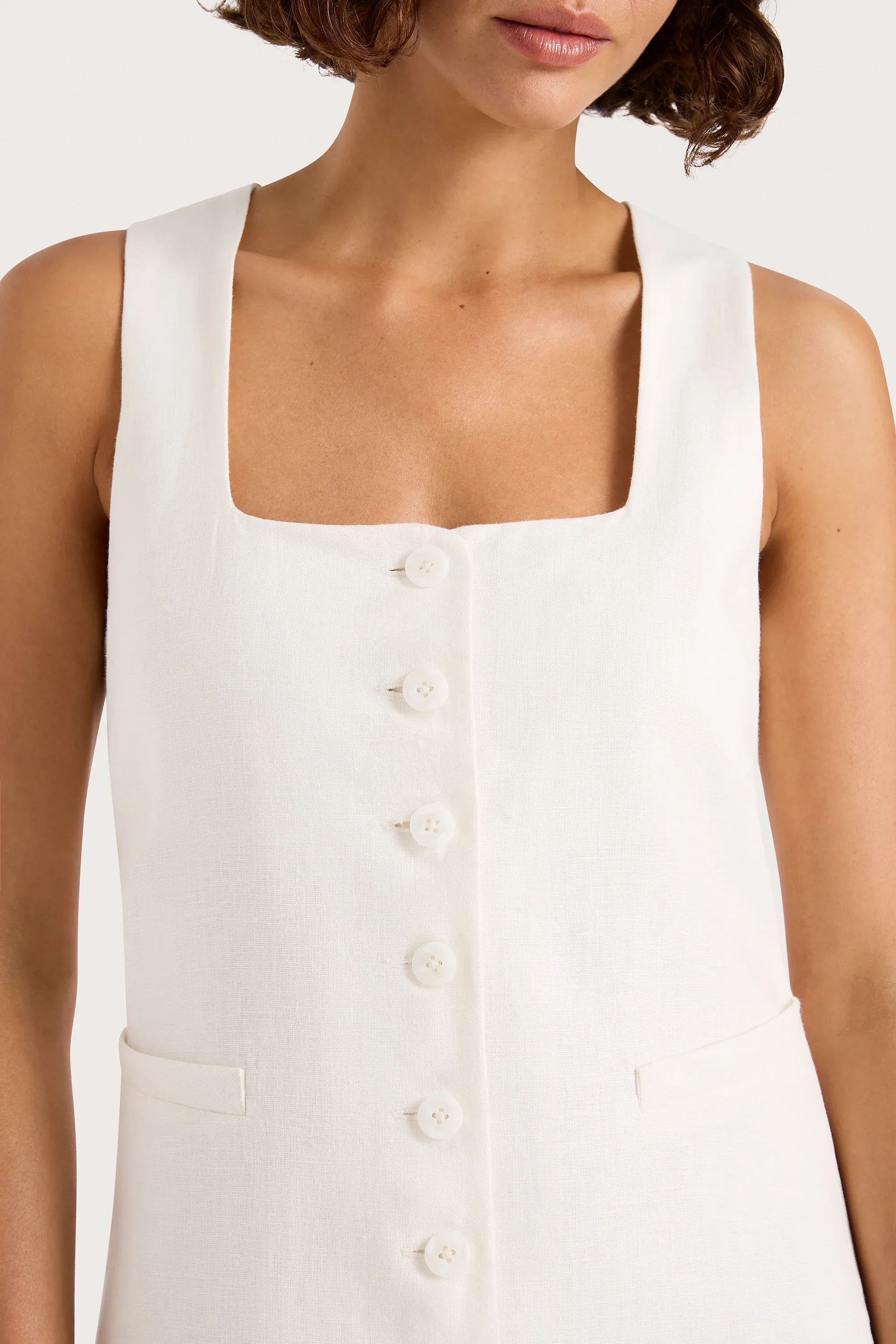 Faithfull - Jaques Mini Dress White - Image 3