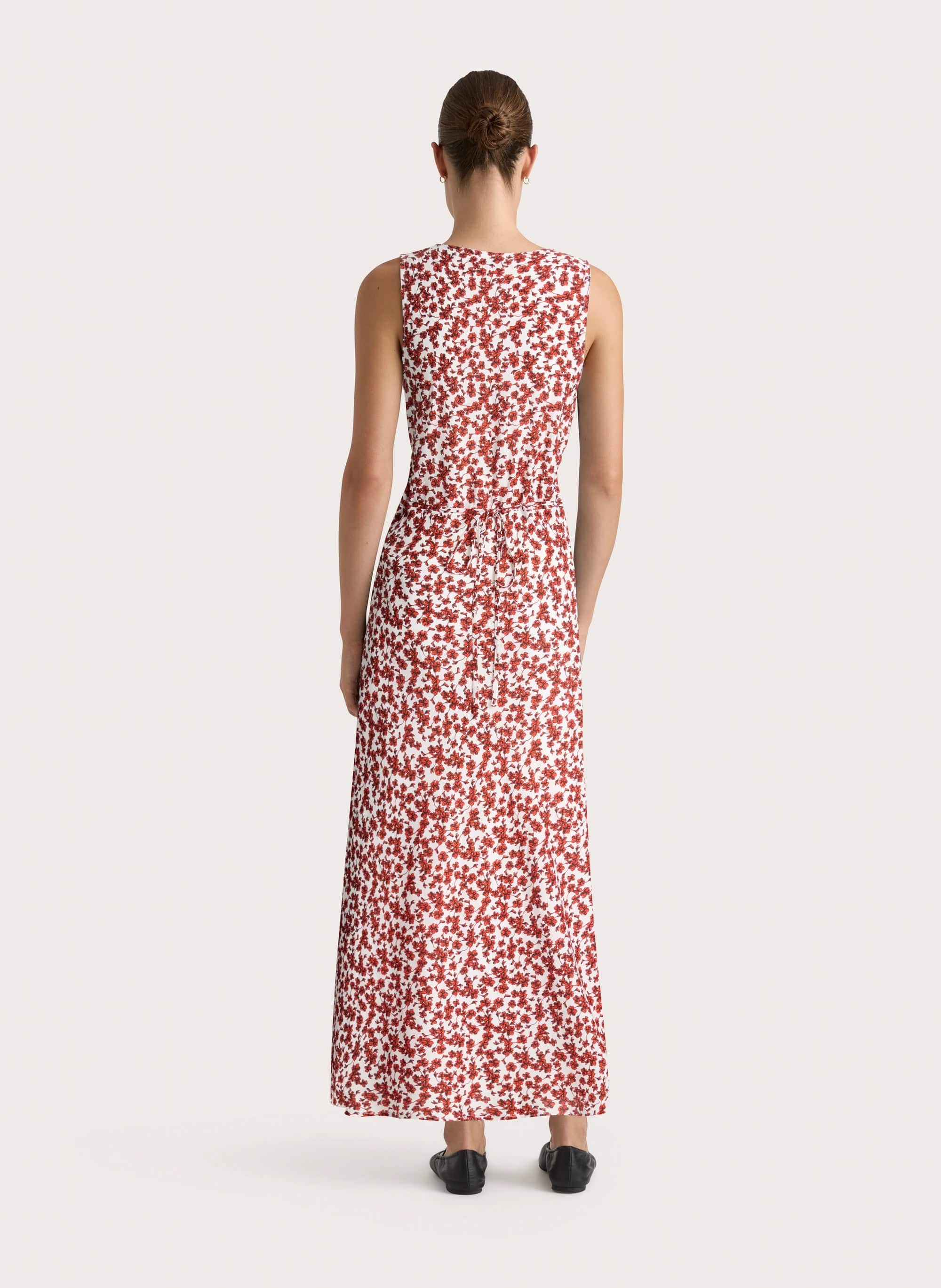 Faithfull - Jardin Midi Dress Leilani Red - Final Sale - Image 4