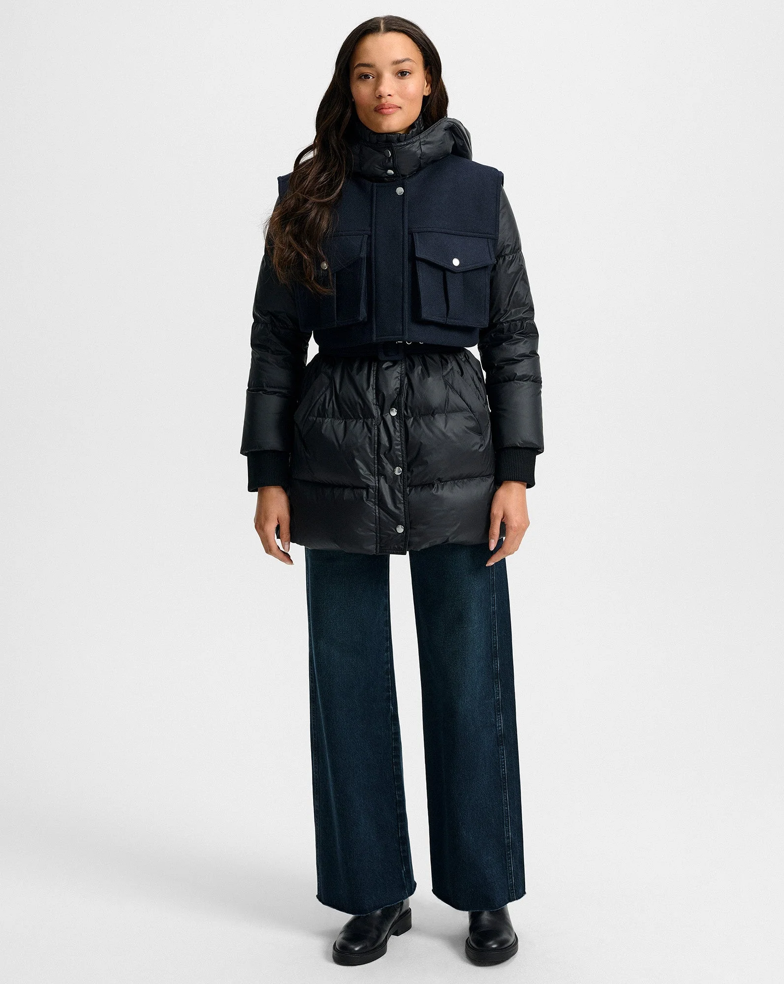 Veronica Beard - Jarvis Layered Puffer Coat - Image 2