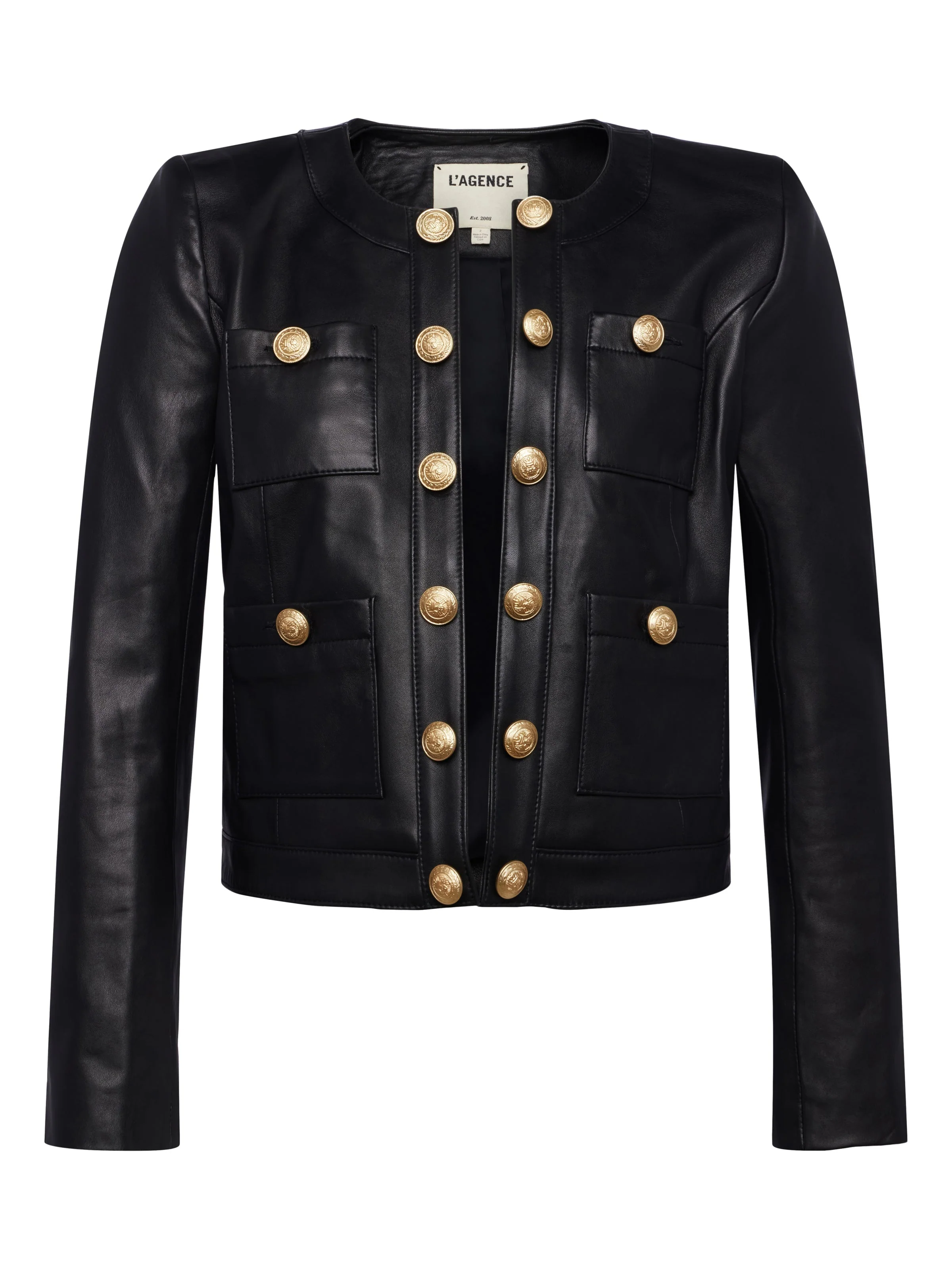 L'AGENCE - Jayde Leather Jacket - Image 10