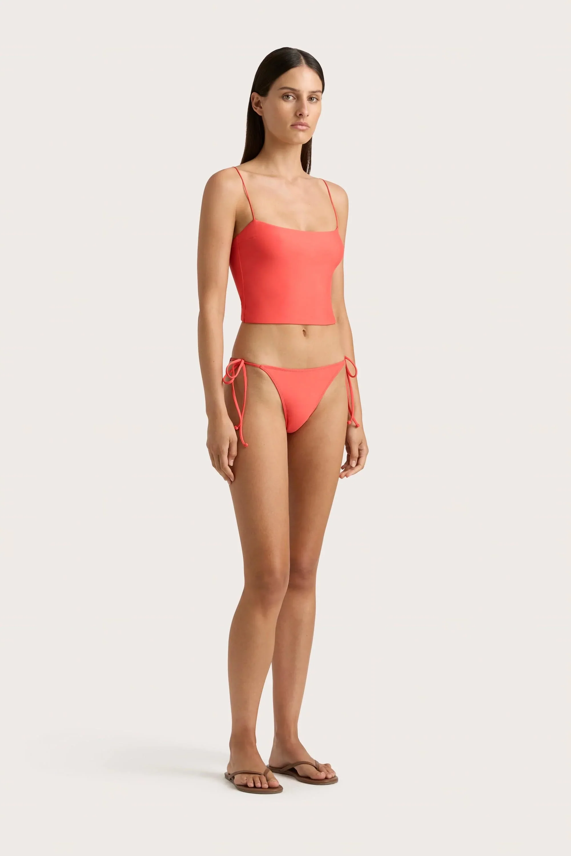 Faithfull - Jean Swim Top Vermillion - Final Sale - Image 2