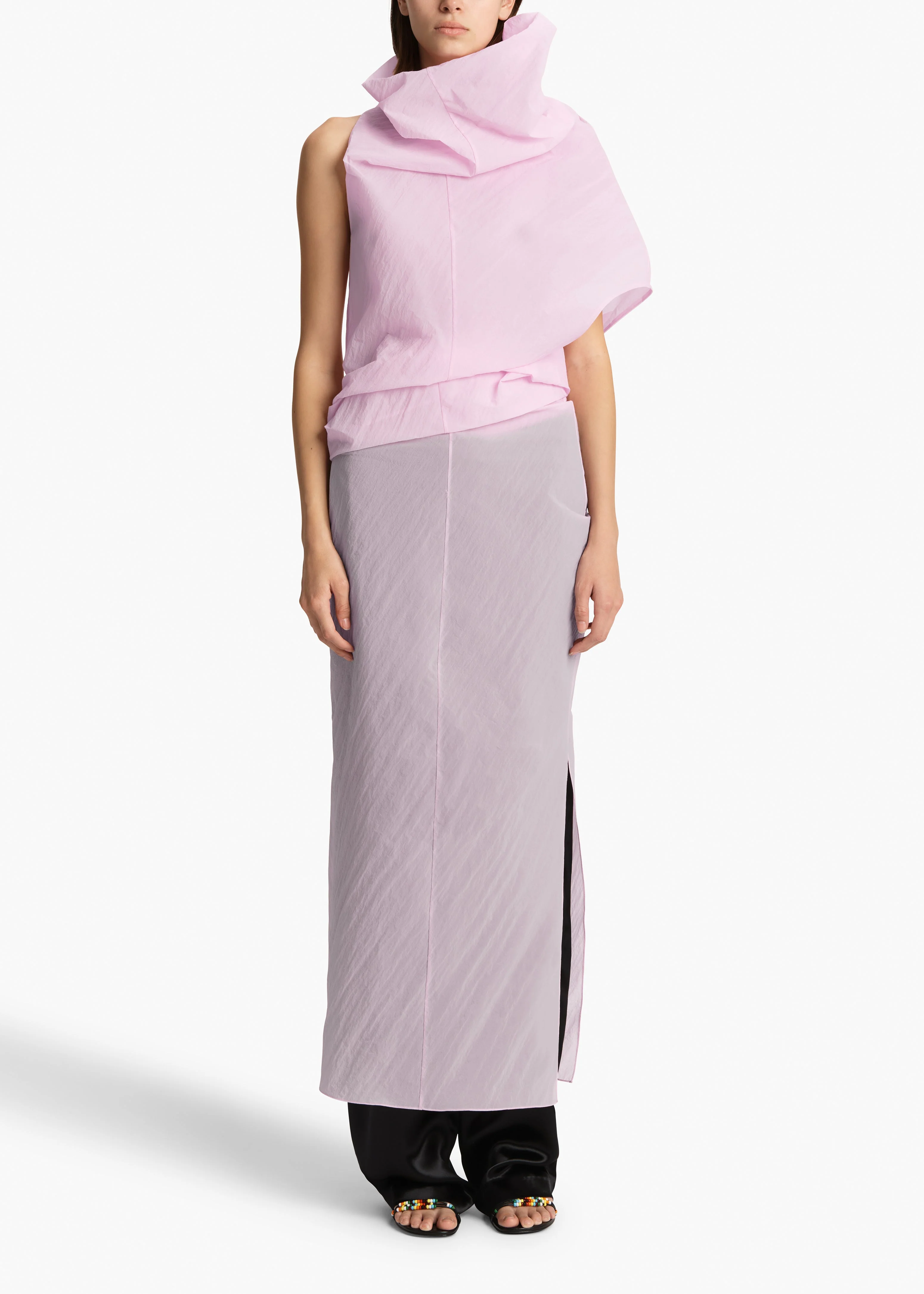 Khaite - Jeanty Dress in Peony - Image 3