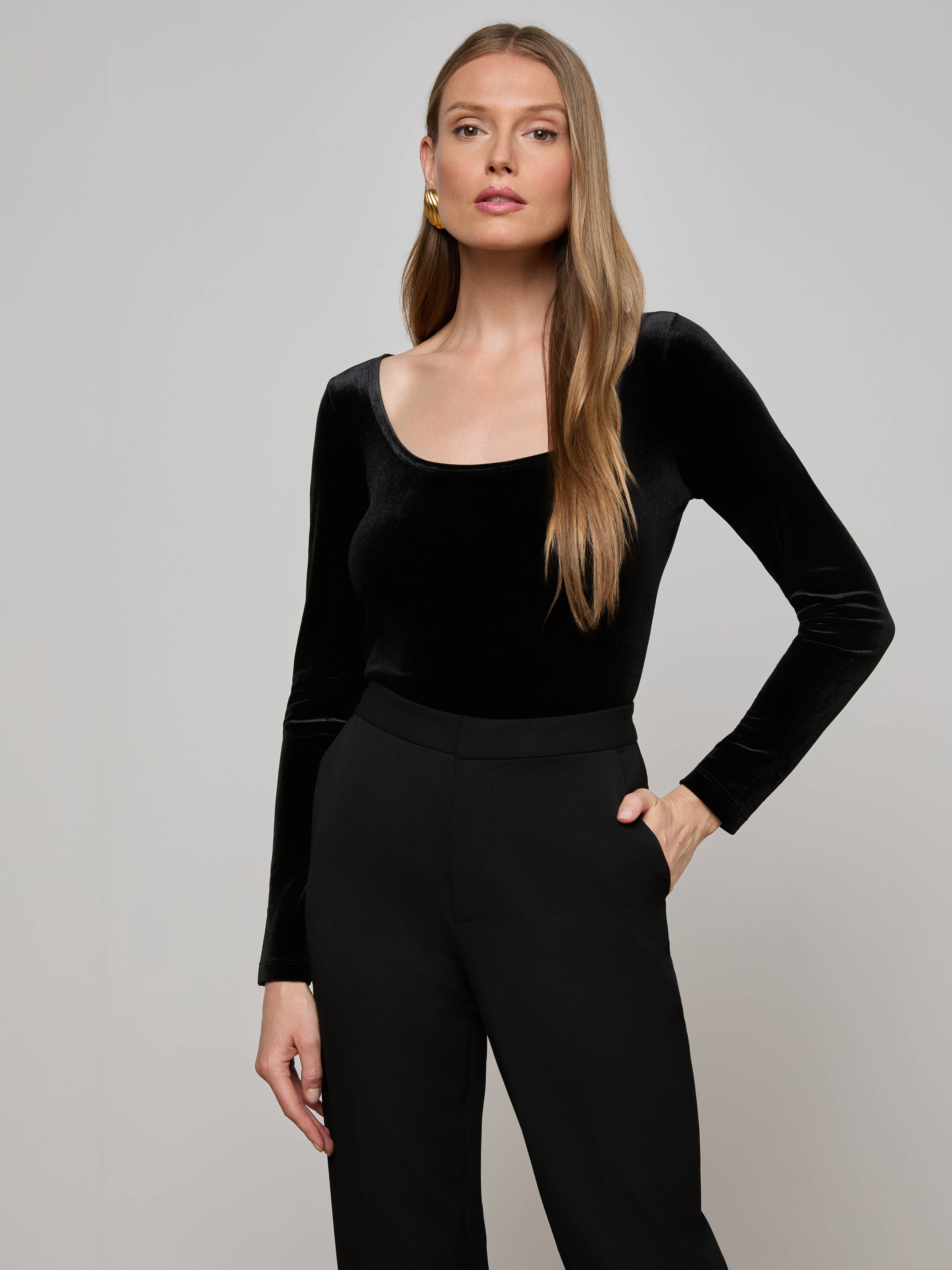L'AGENCE - Jelena Velvet Top