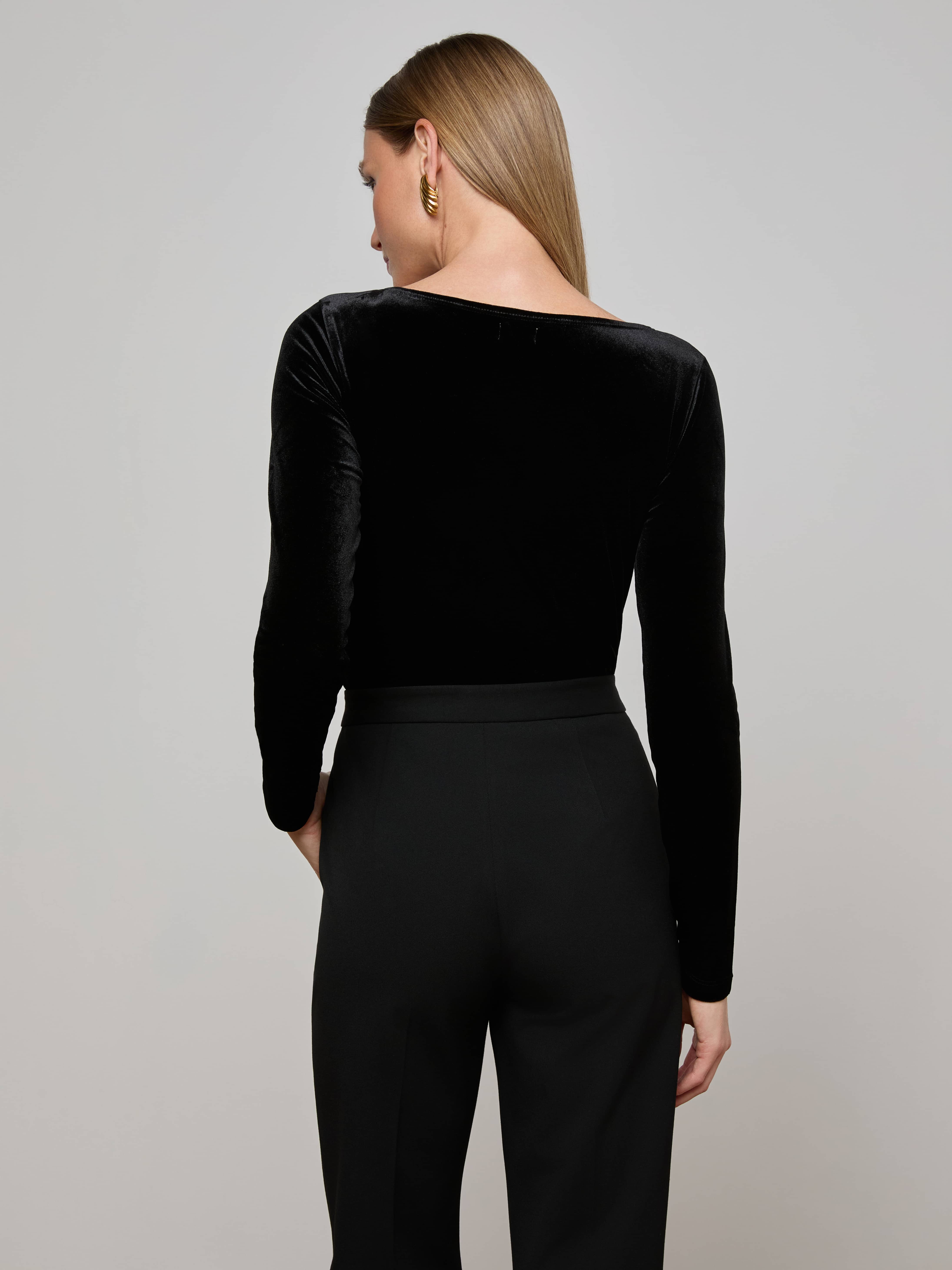 L'AGENCE - Jelena Velvet Top - Image 4