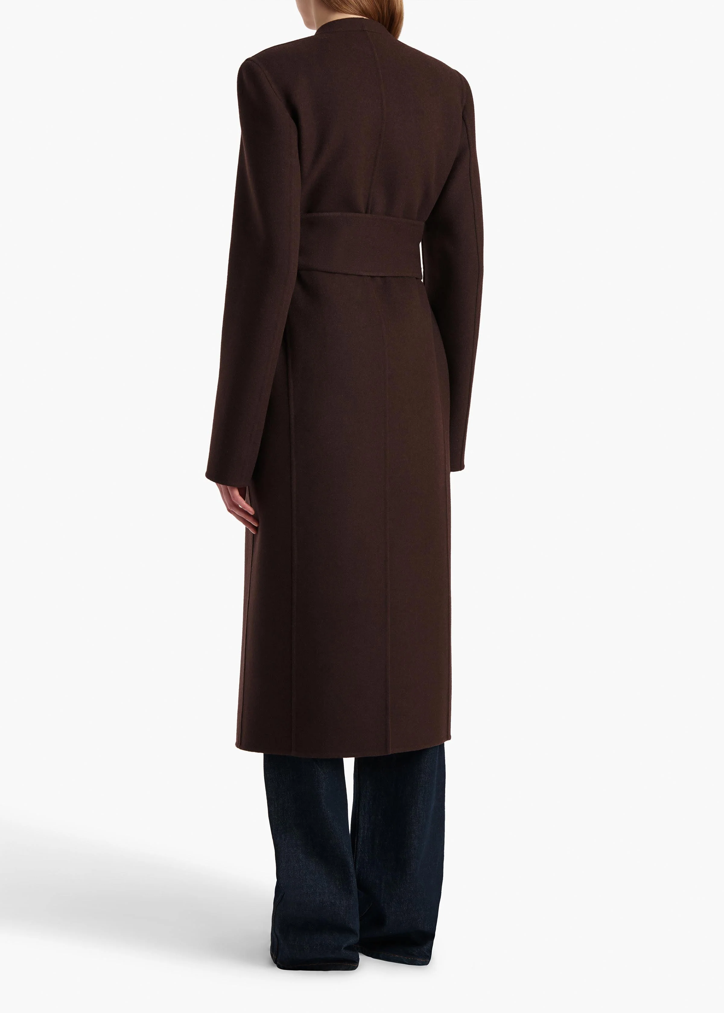 Khaite - Jelson Coat in Dark Brown - Image 11