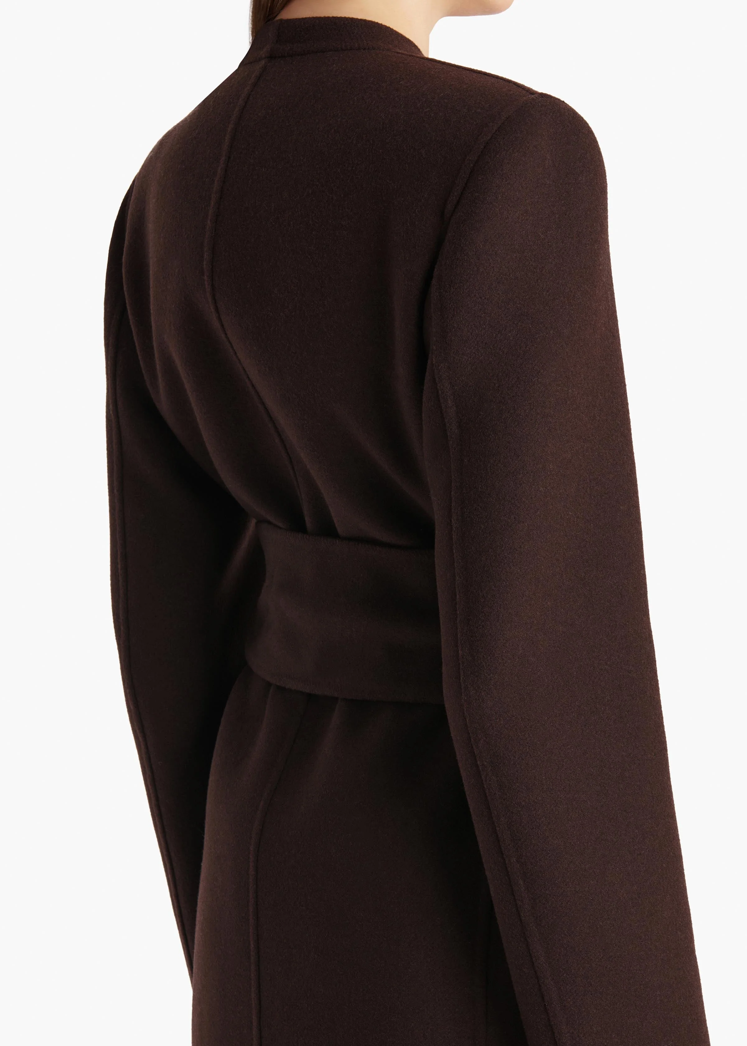 Khaite - Jelson Coat in Dark Brown - Image 6
