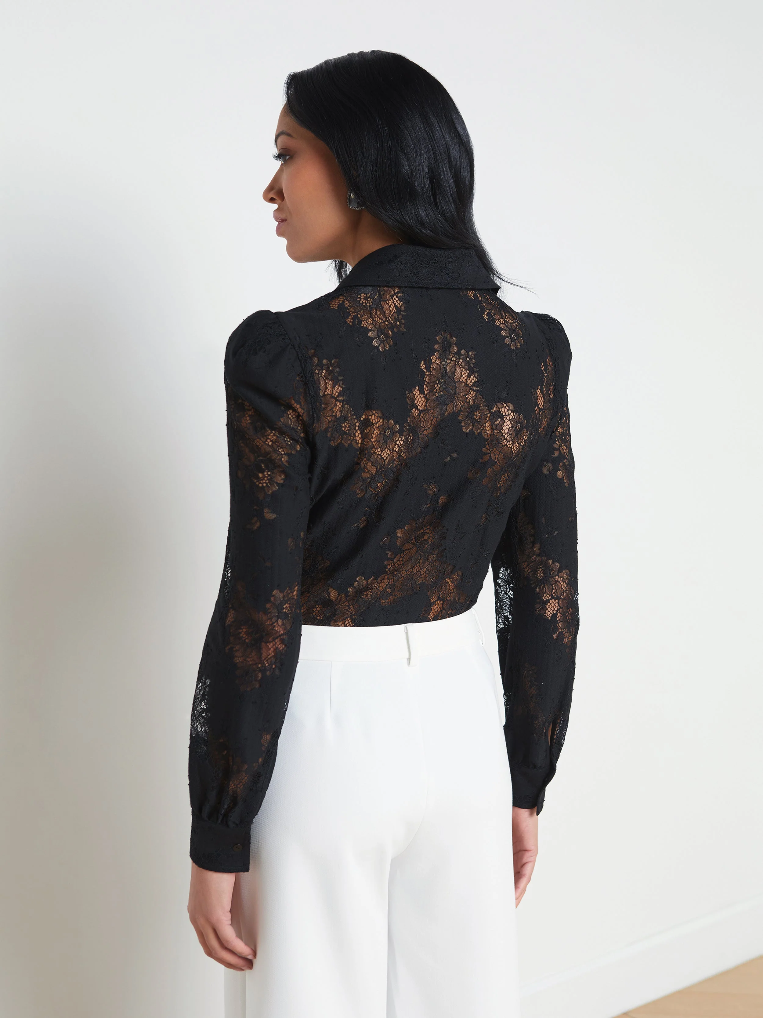 L'AGENCE - Jenica Lace Blouse - Image 3