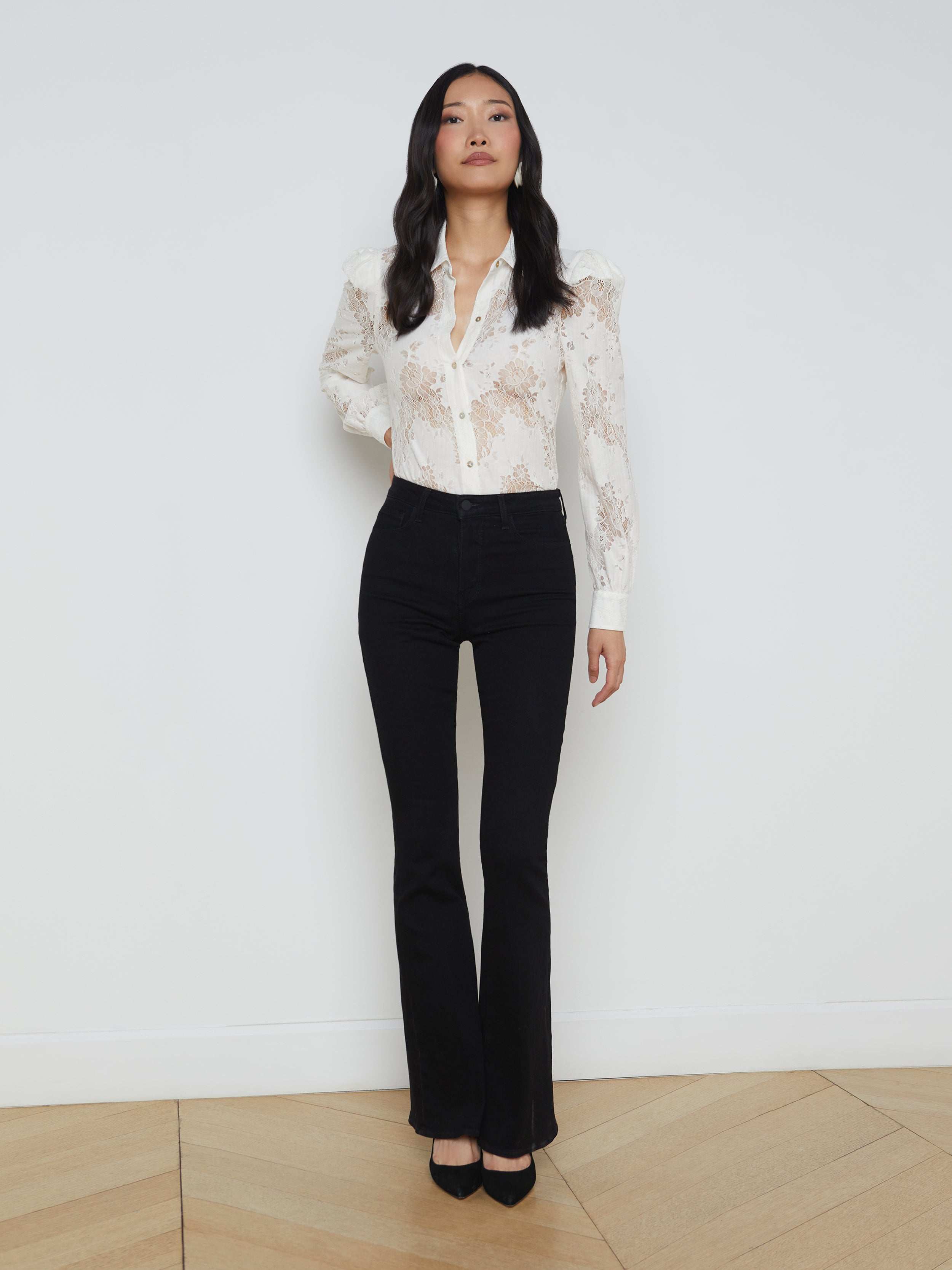 L'AGENCE - Jenica Lace Blouse - Image 2