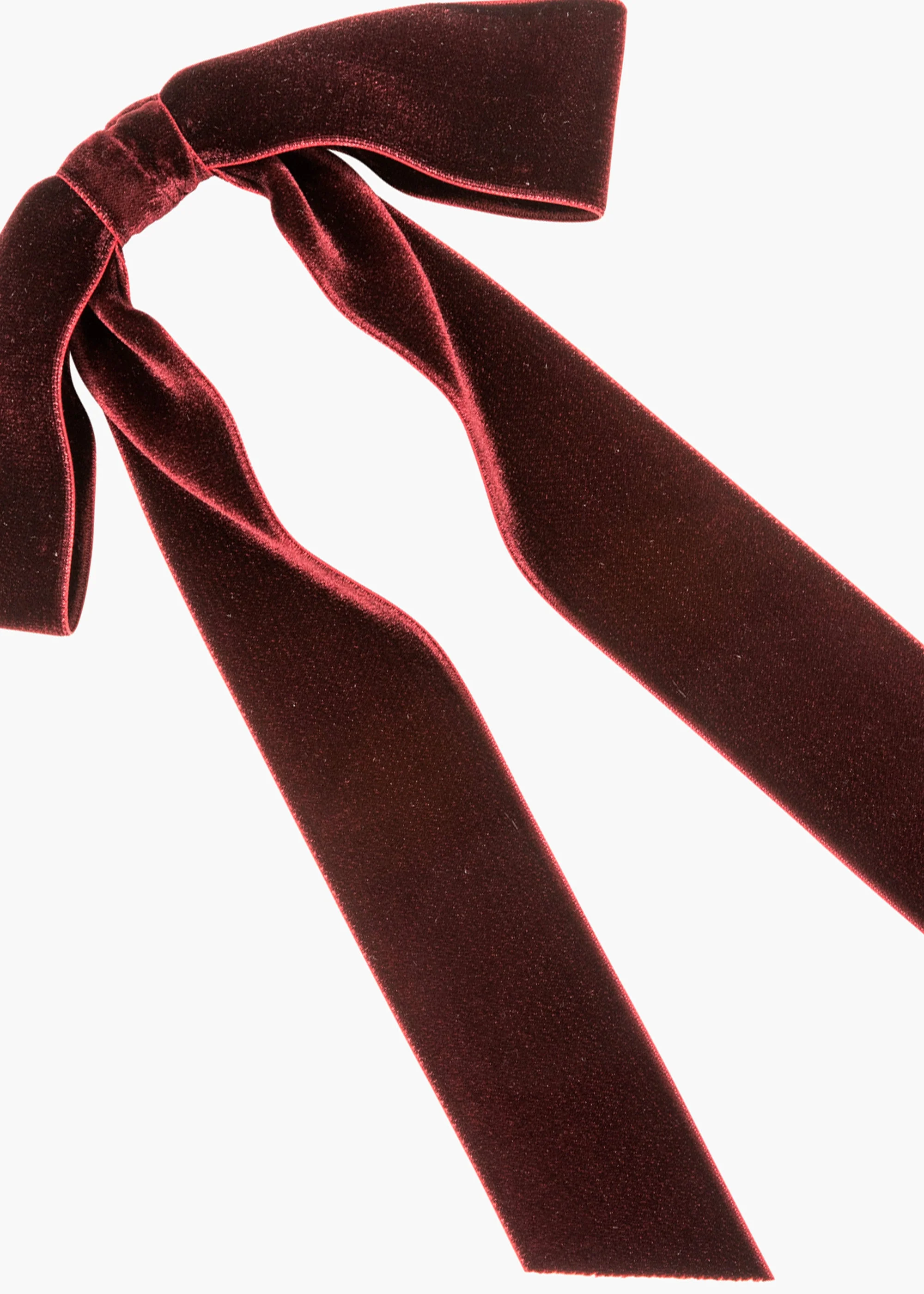 Jennifer Behr - Adley Velvet Bow Barrette - Image 4