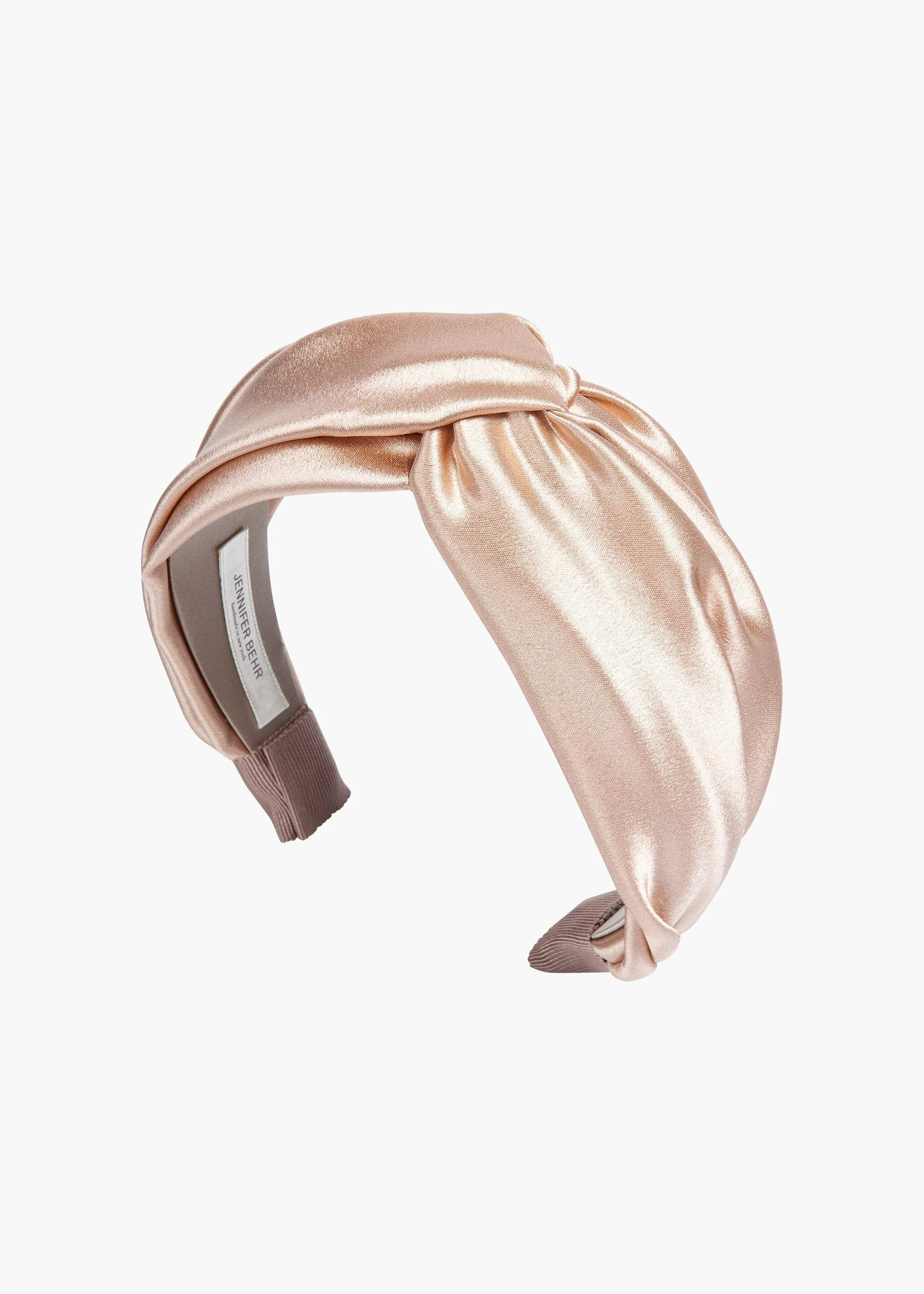 Jennifer Behr - Twist Headband in Silk Satin