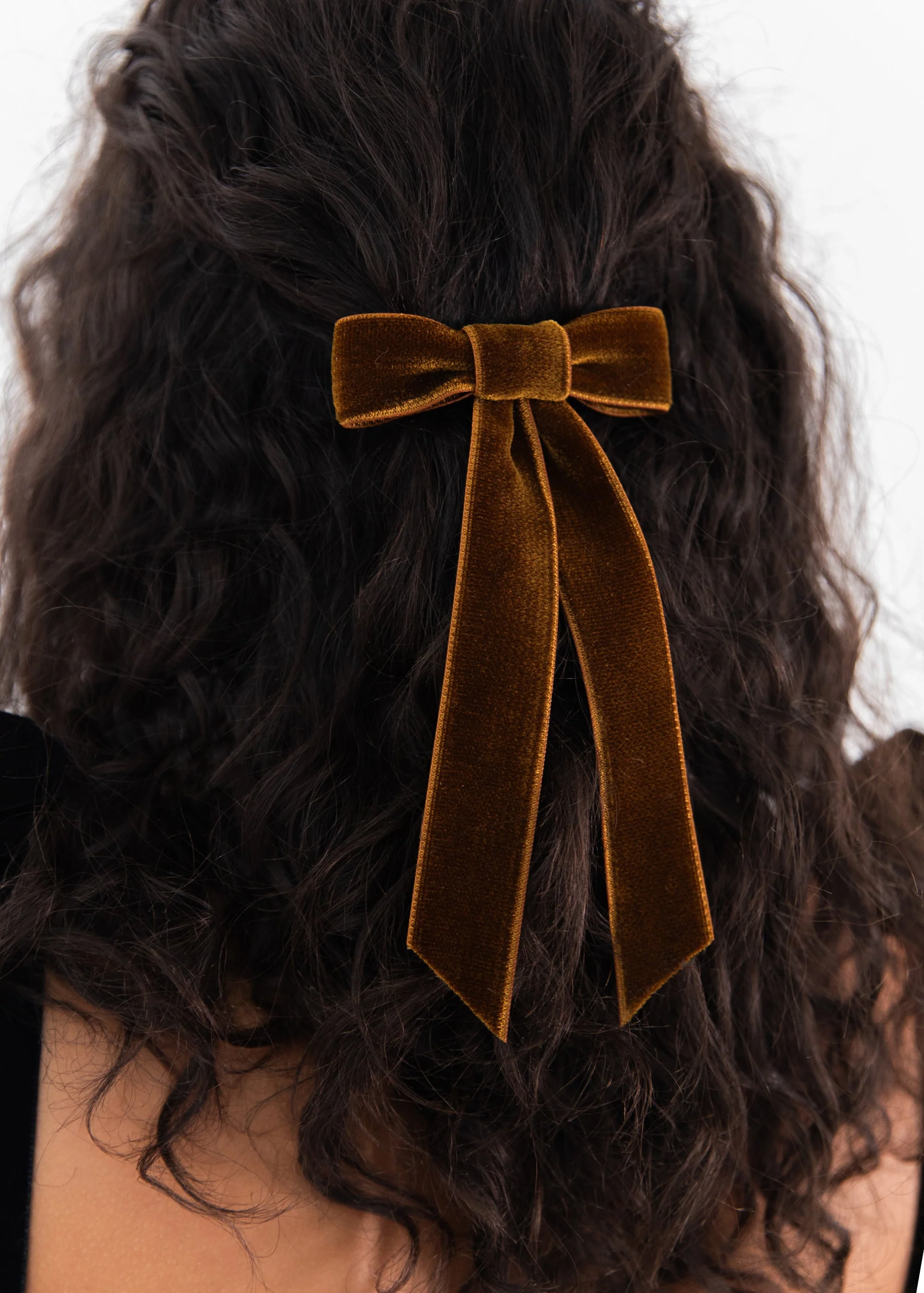 Jennifer Behr - Velvet Bow Barrette - Image 3