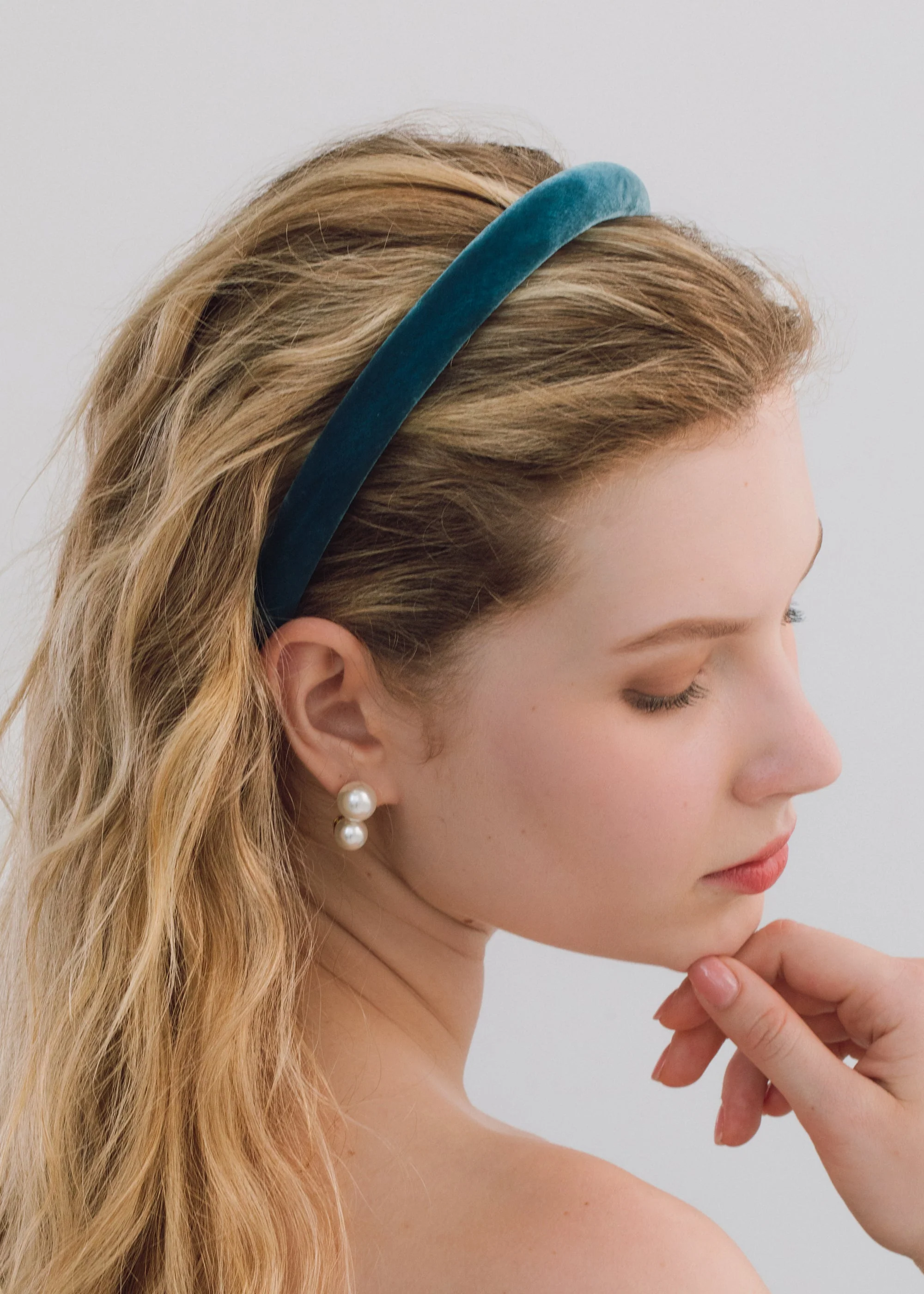 Jennifer Behr - Velvet Tiana Headband - Image 3