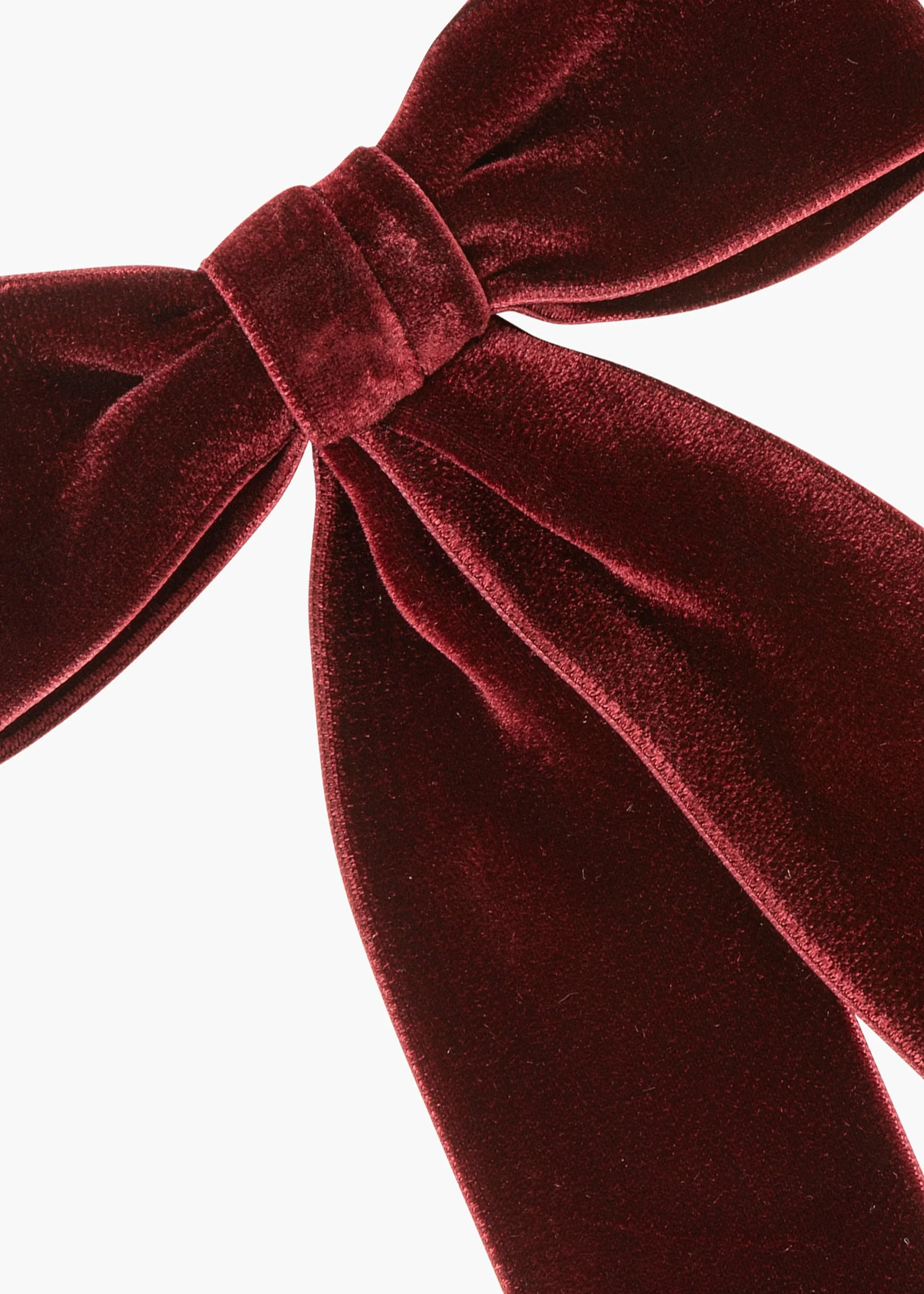 Jennifer Behr - Wide Velvet Bow Barrette - Image 4