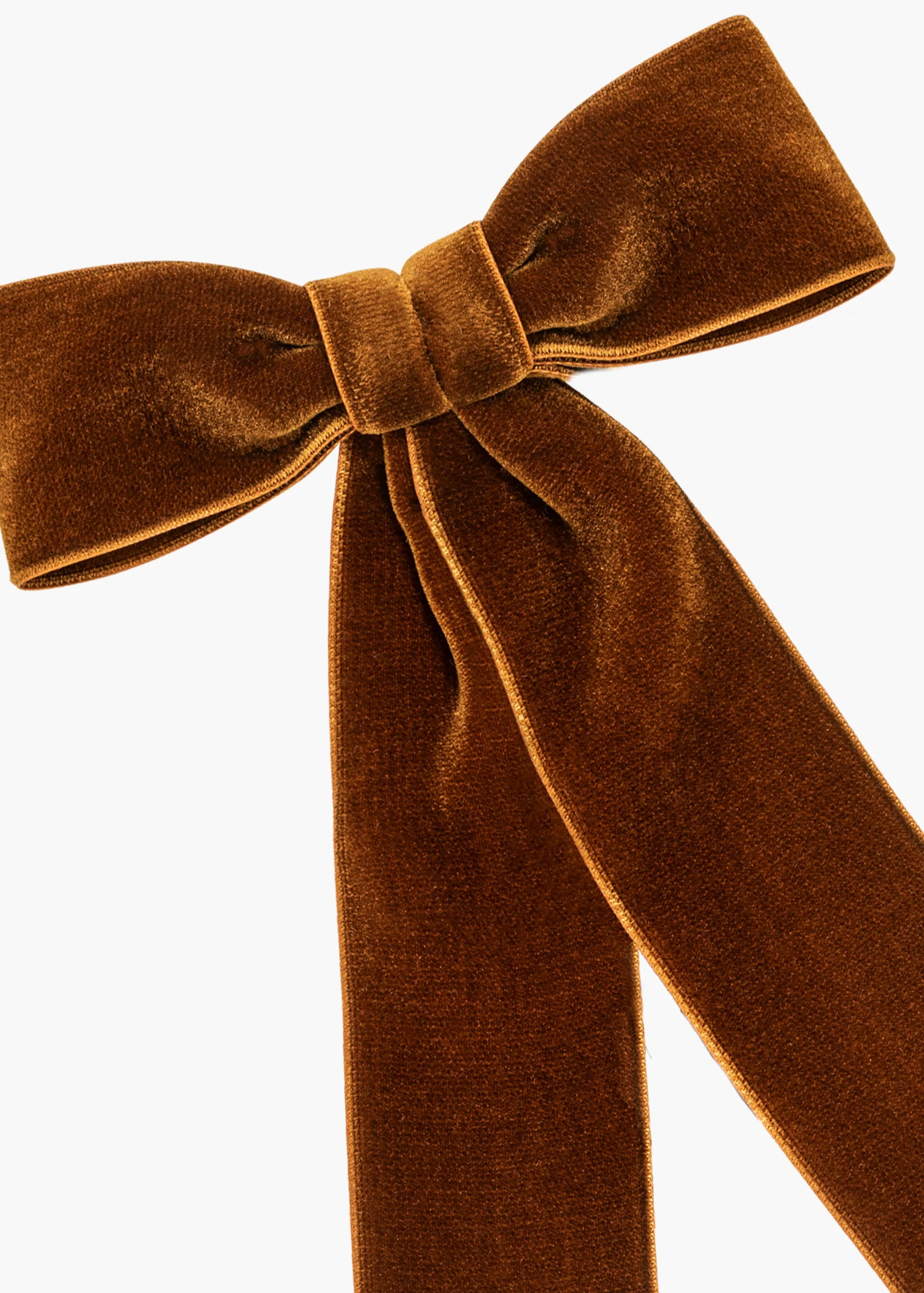 Jennifer Behr - Wide Velvet Bow Barrette - Image 5