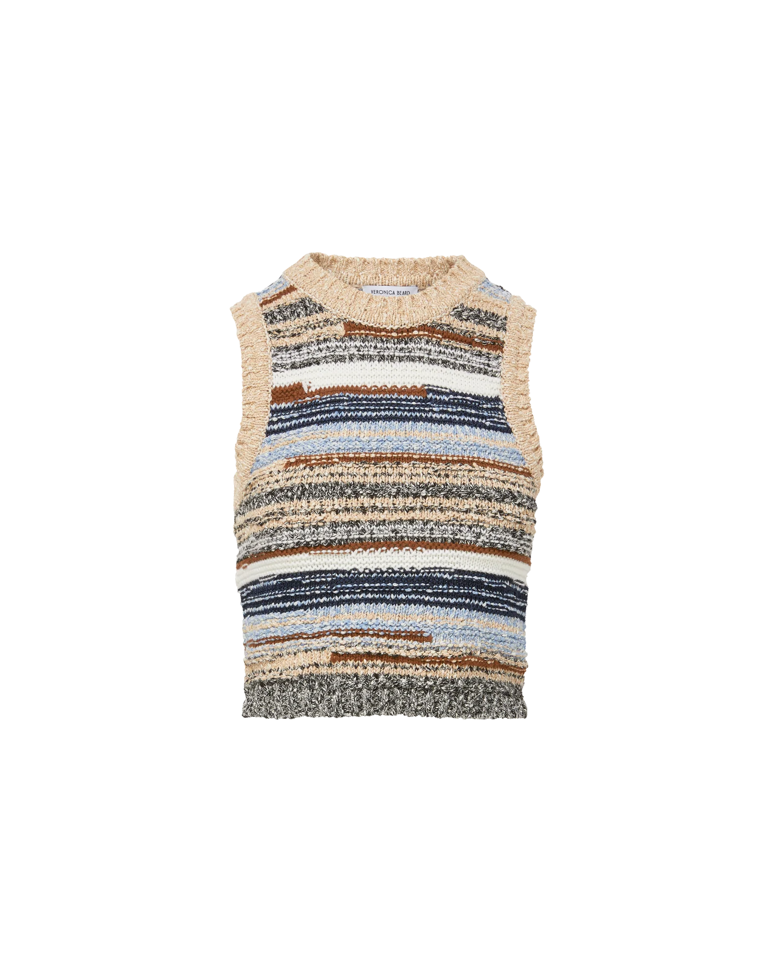Veronica Beard - Jerrel Wool - Blend Cropped Tank Top - Image 5