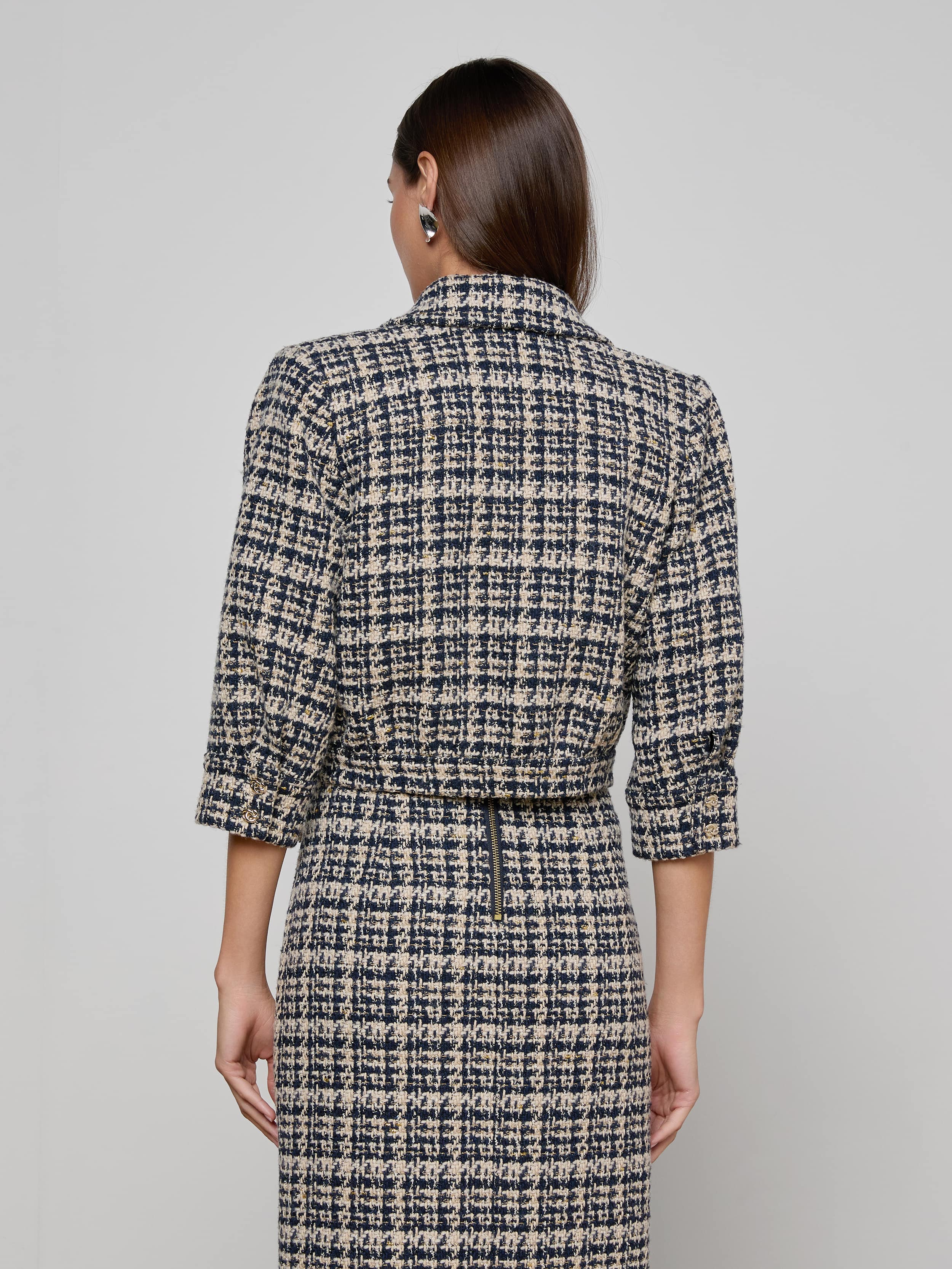 L'AGENCE - Jia Tweed Jacket - Image 4